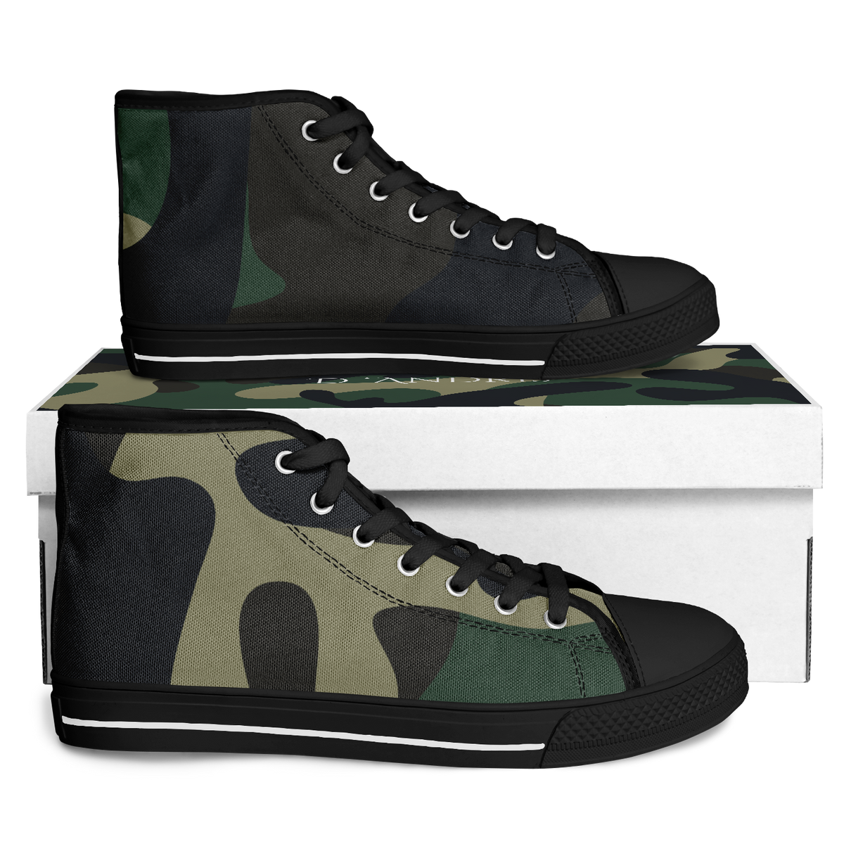 Camo High Top Shoes