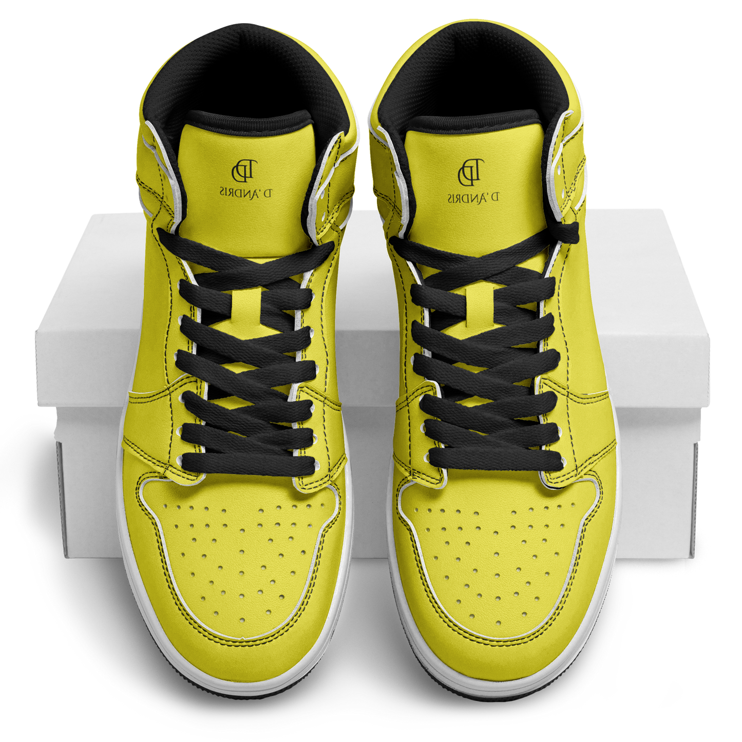 yellow High Top Shoes