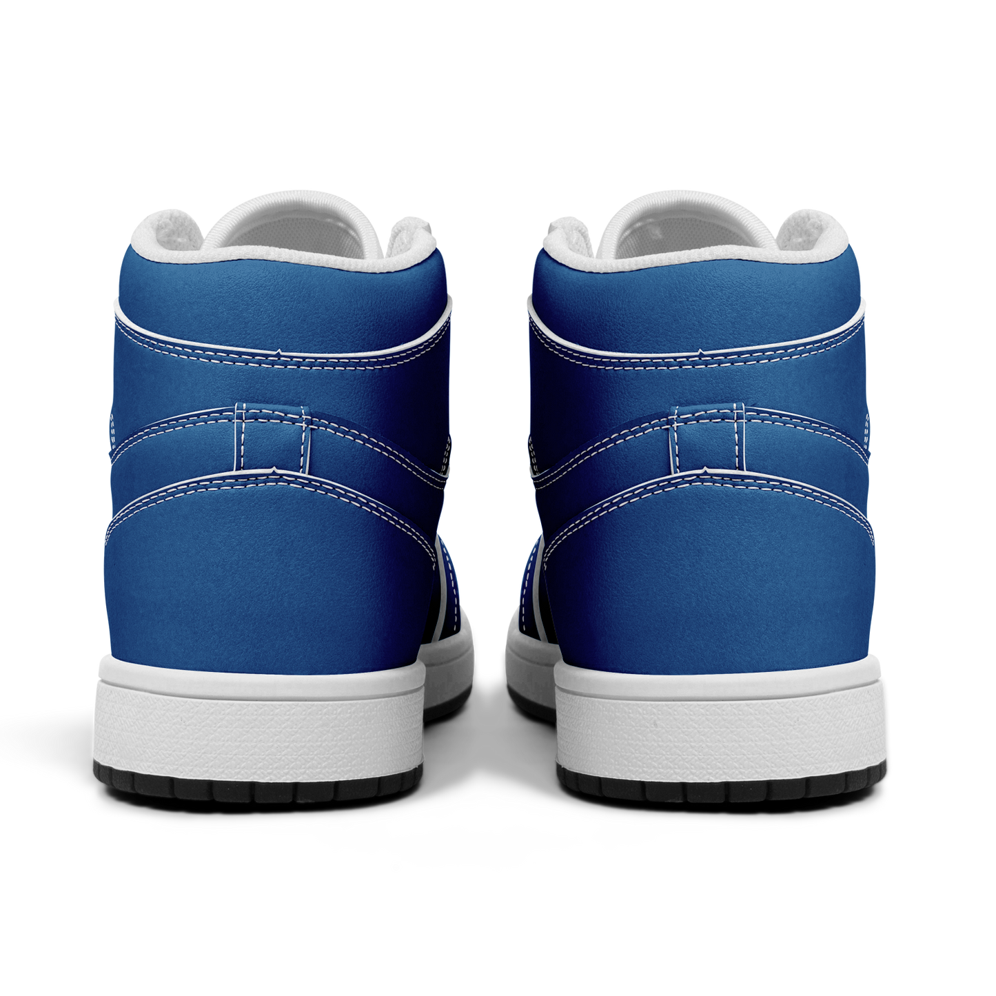 Blue High Top Shoes