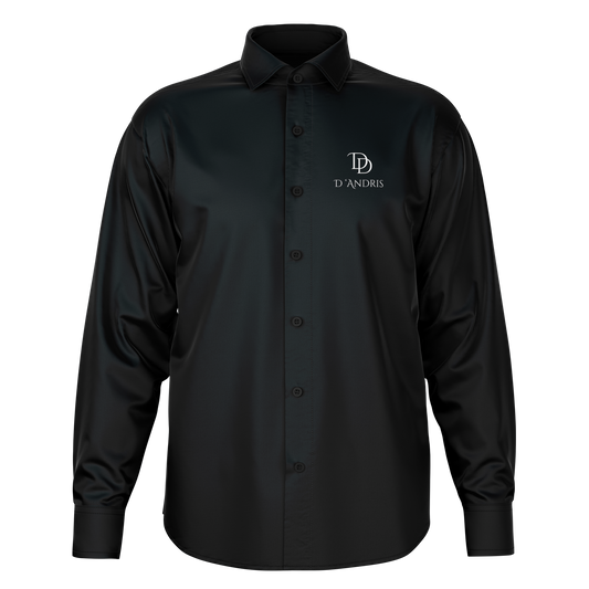 Black Long Sleeve Button Down Shirt
