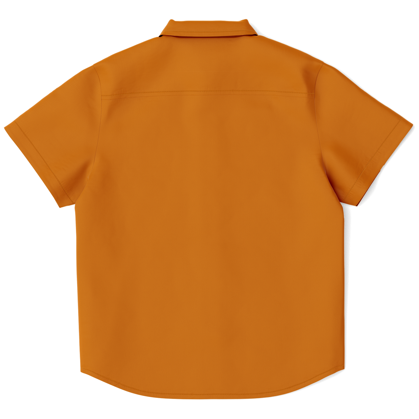 Orange Kids/Youth Short Sleeve Button Down Shirt