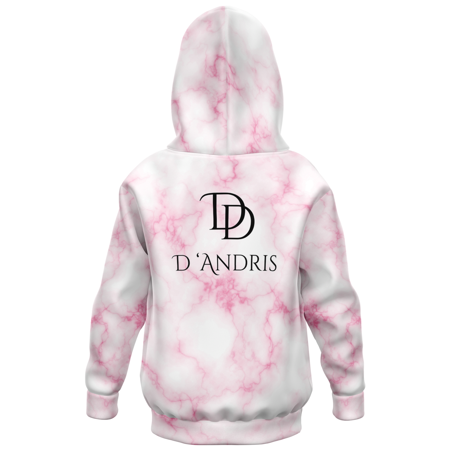 Pink Marble Kids Hoodie