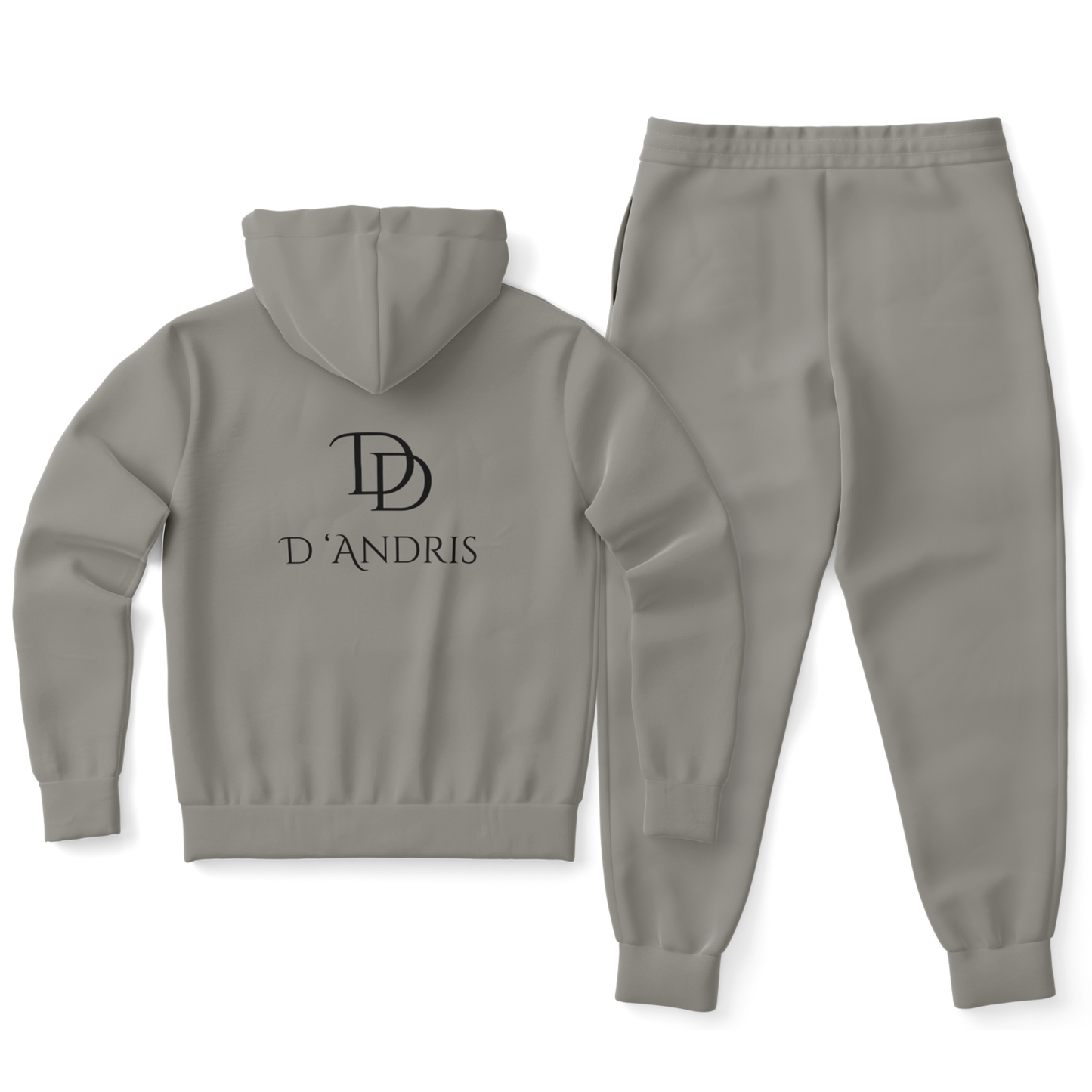 Gray Ziphoodie & Jogger