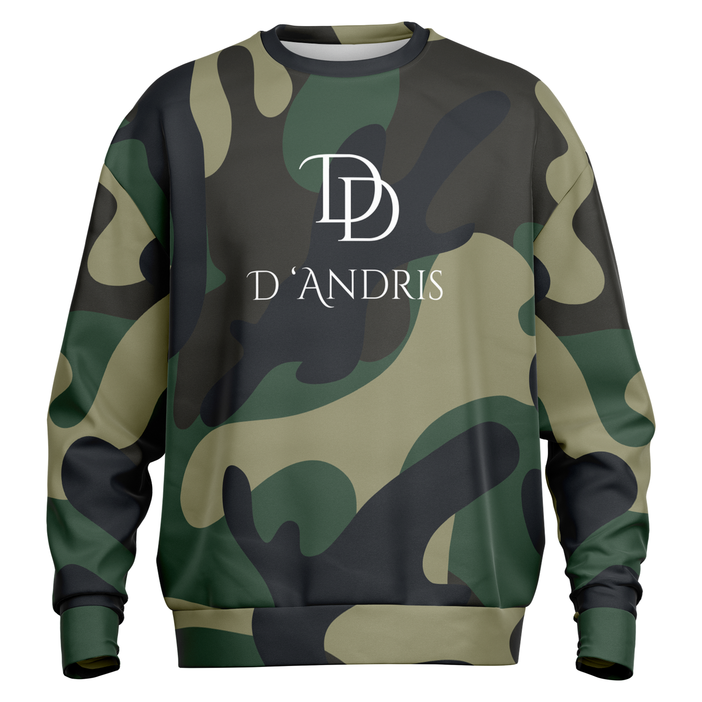 Camo Heavyweight Over-sized Sweatshirt
