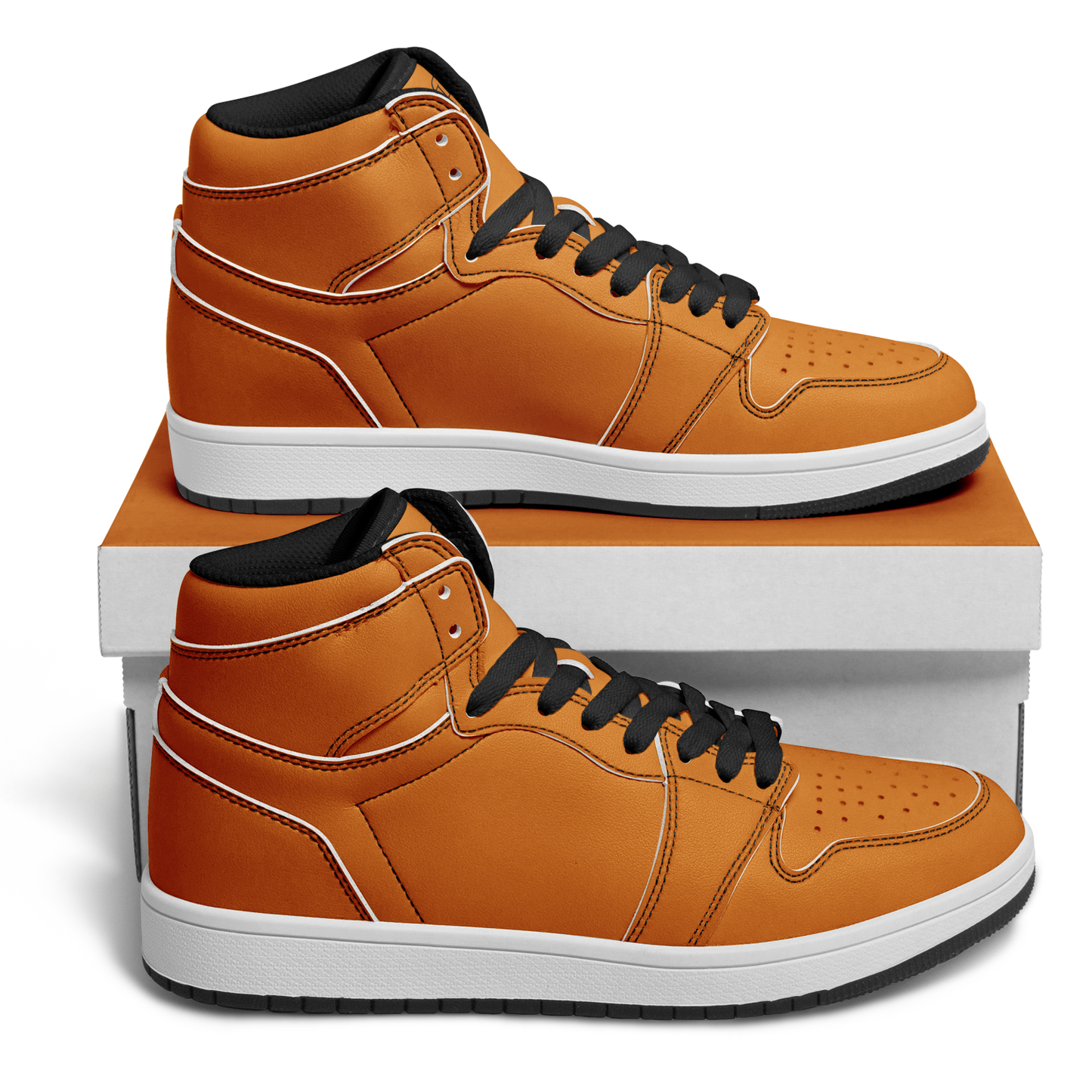 orange High Top Shoes