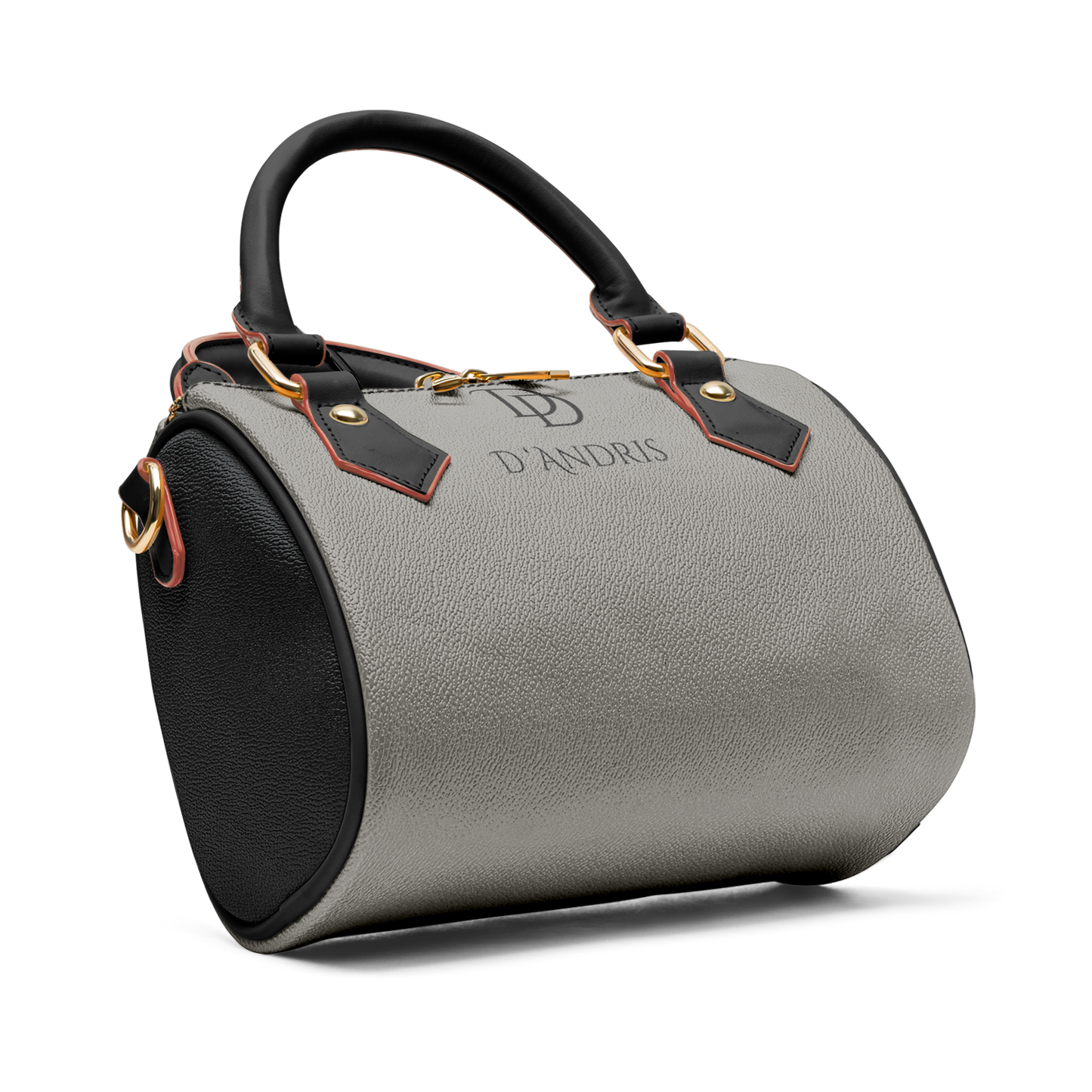 Gray Cross-body Handbag