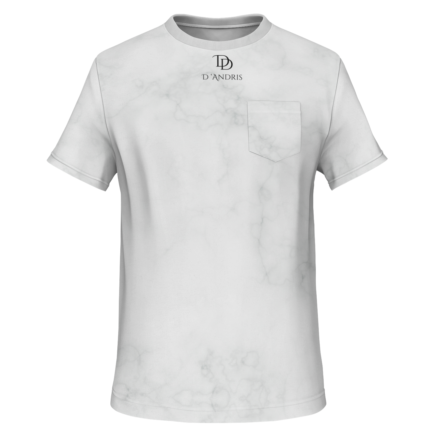 White Marble Pocket T-shirt