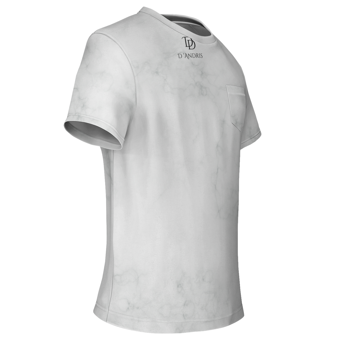 White Marble Pocket T-shirt
