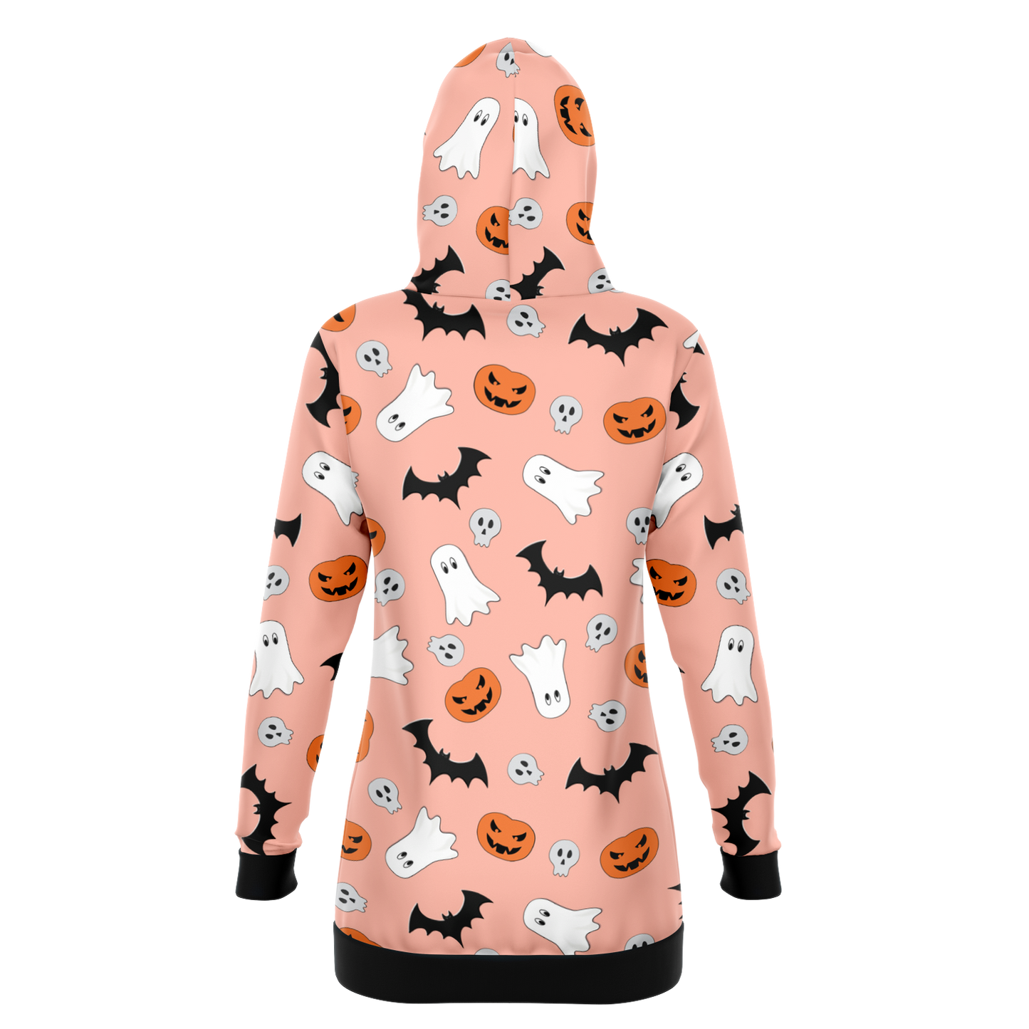 Halloween Boo Longline Hoodie