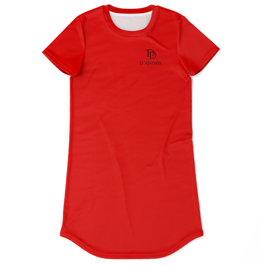 Red T-Shirt Dress