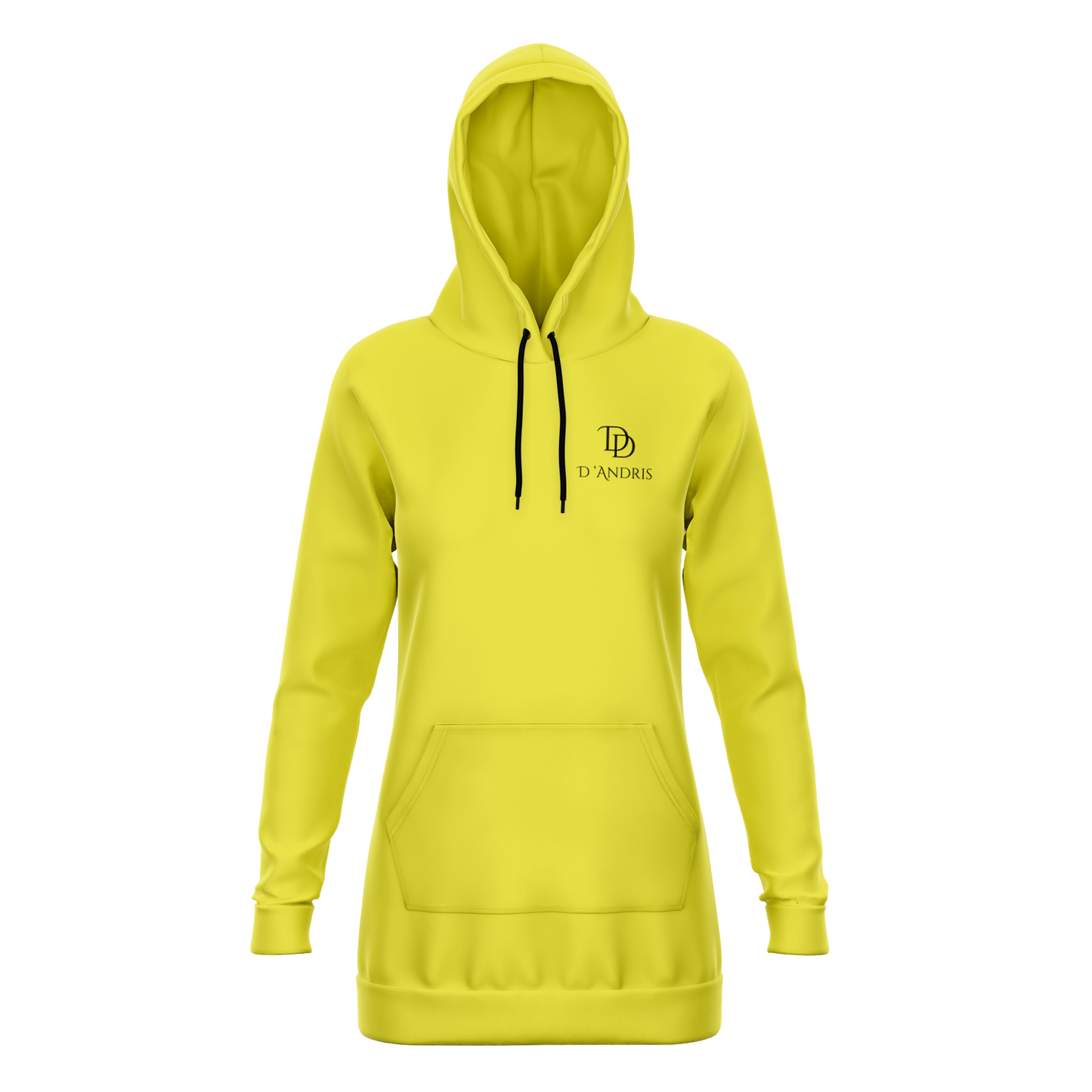 Yellow Longline Hoodie