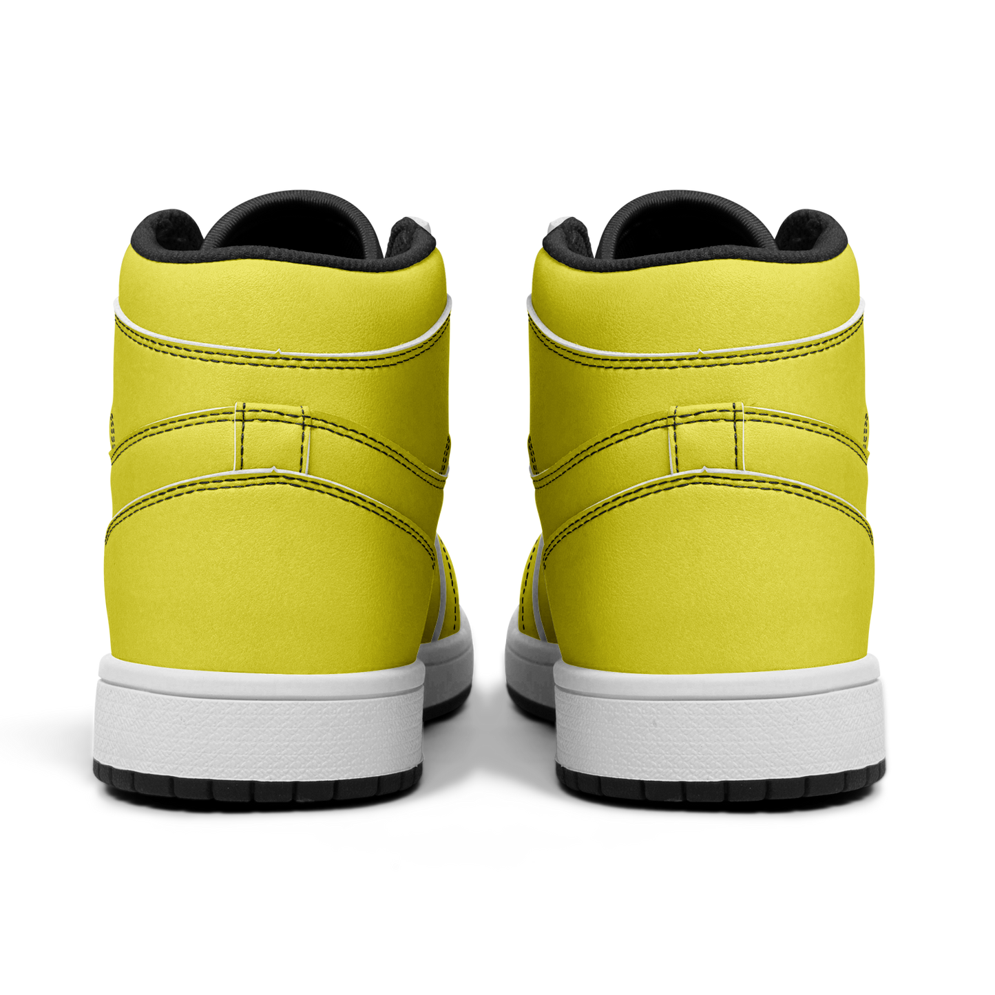 yellow High Top Shoes