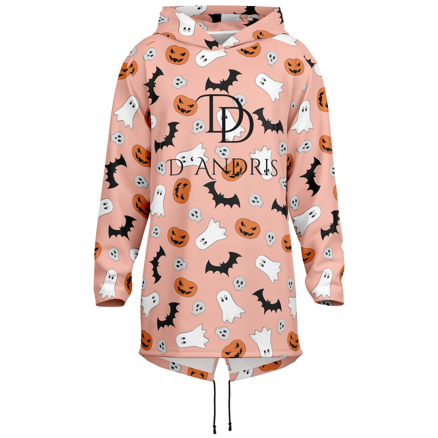 Halloween Boo Heavyweight Elongated Hoodie