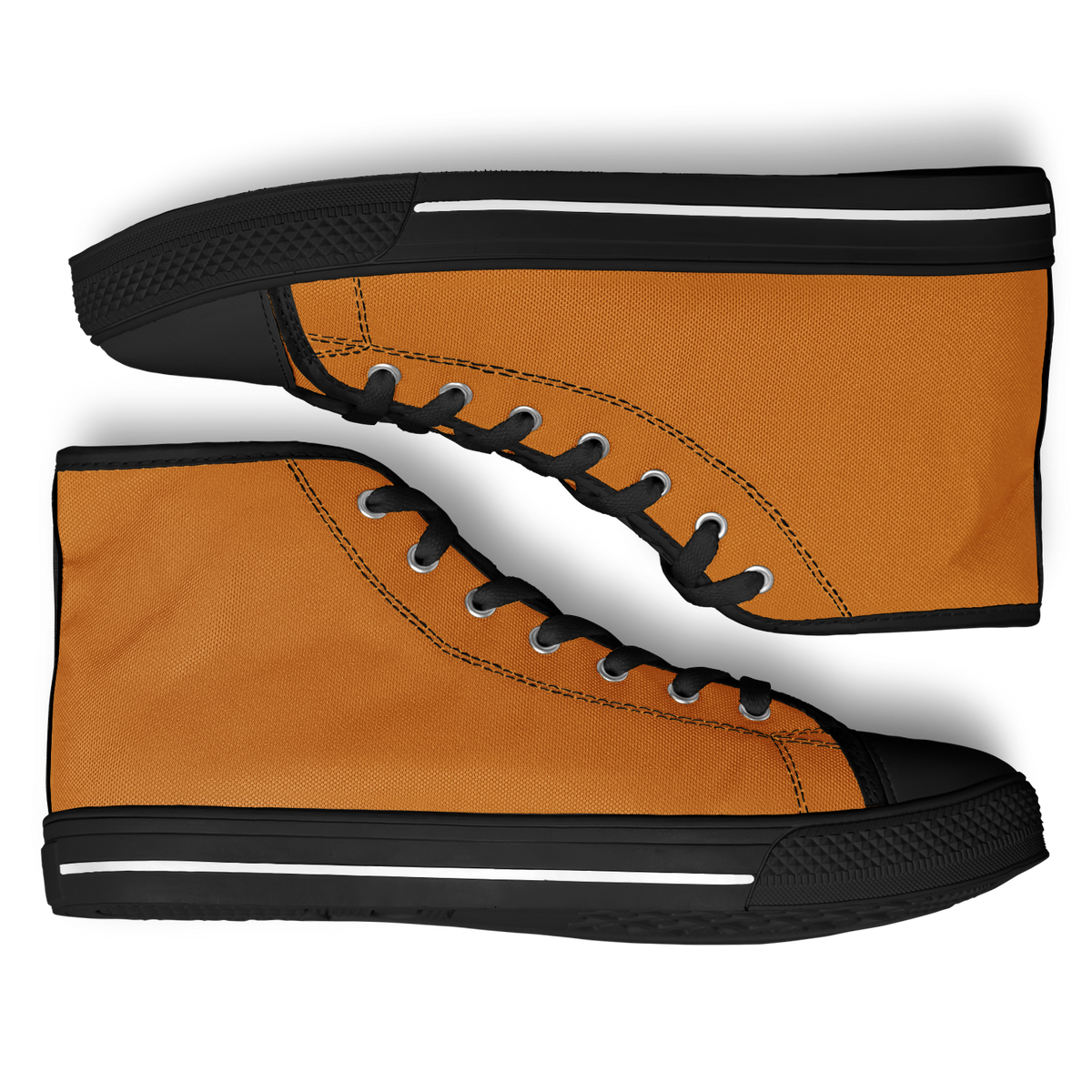 Orange High Top Shoes
