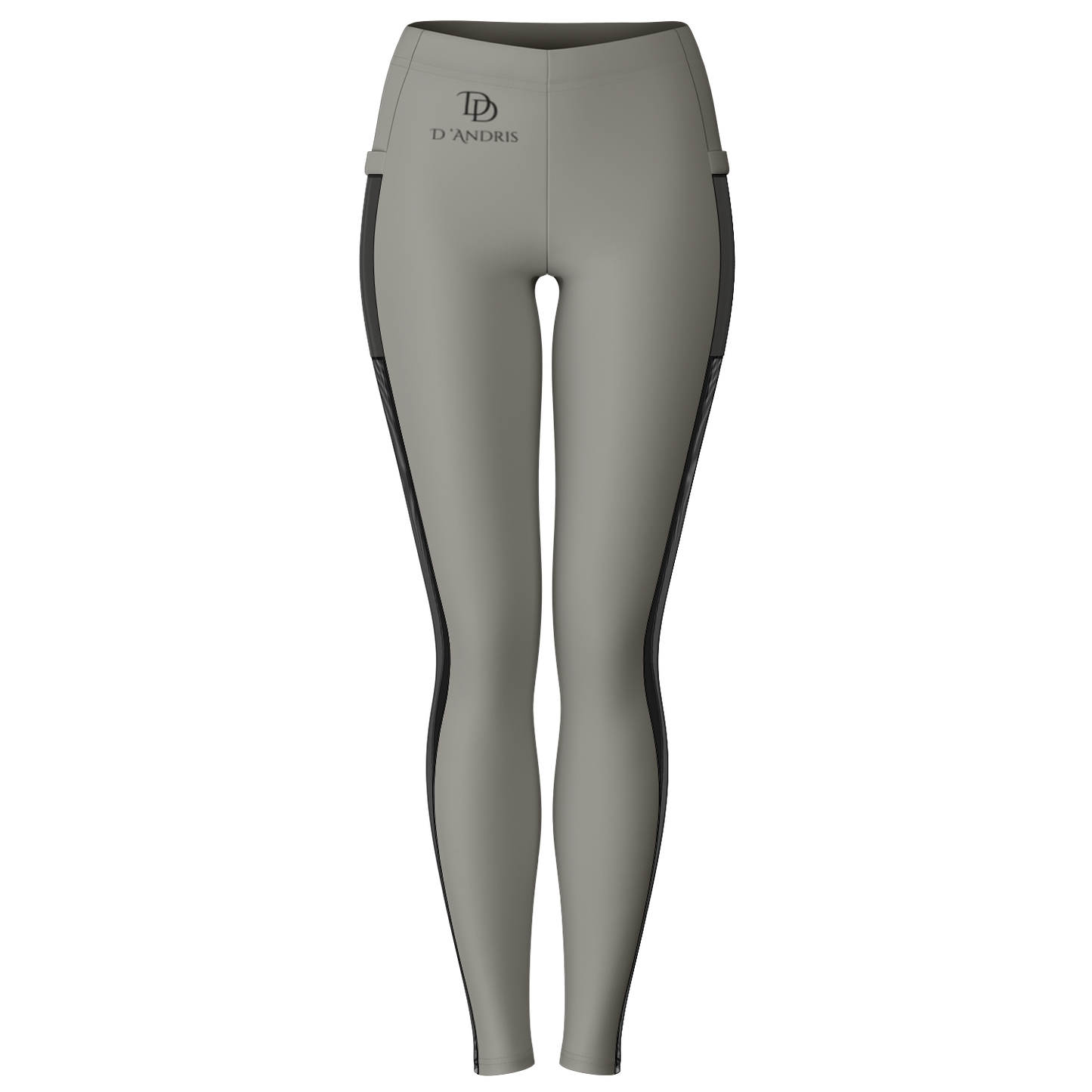 Gray Mesh Pocket Legging