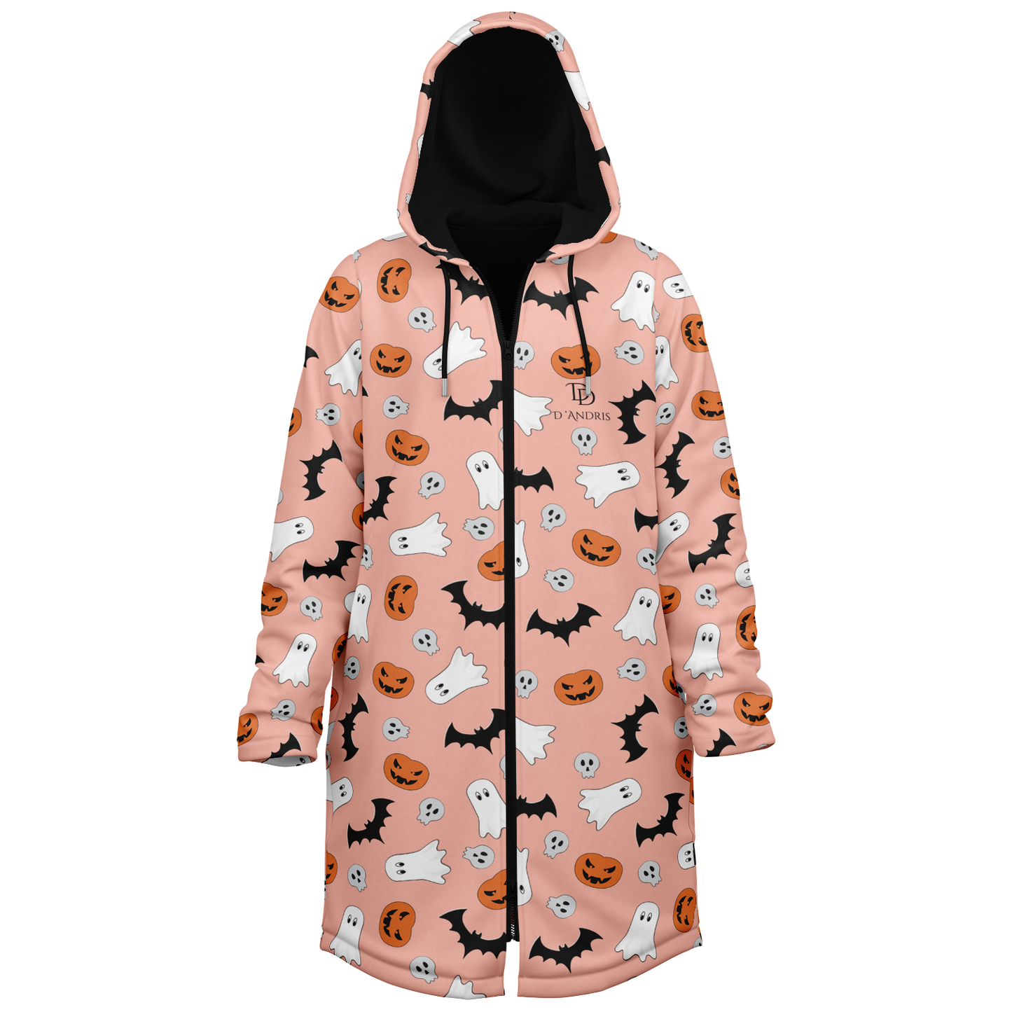Halloween Boo Zipper Cloak