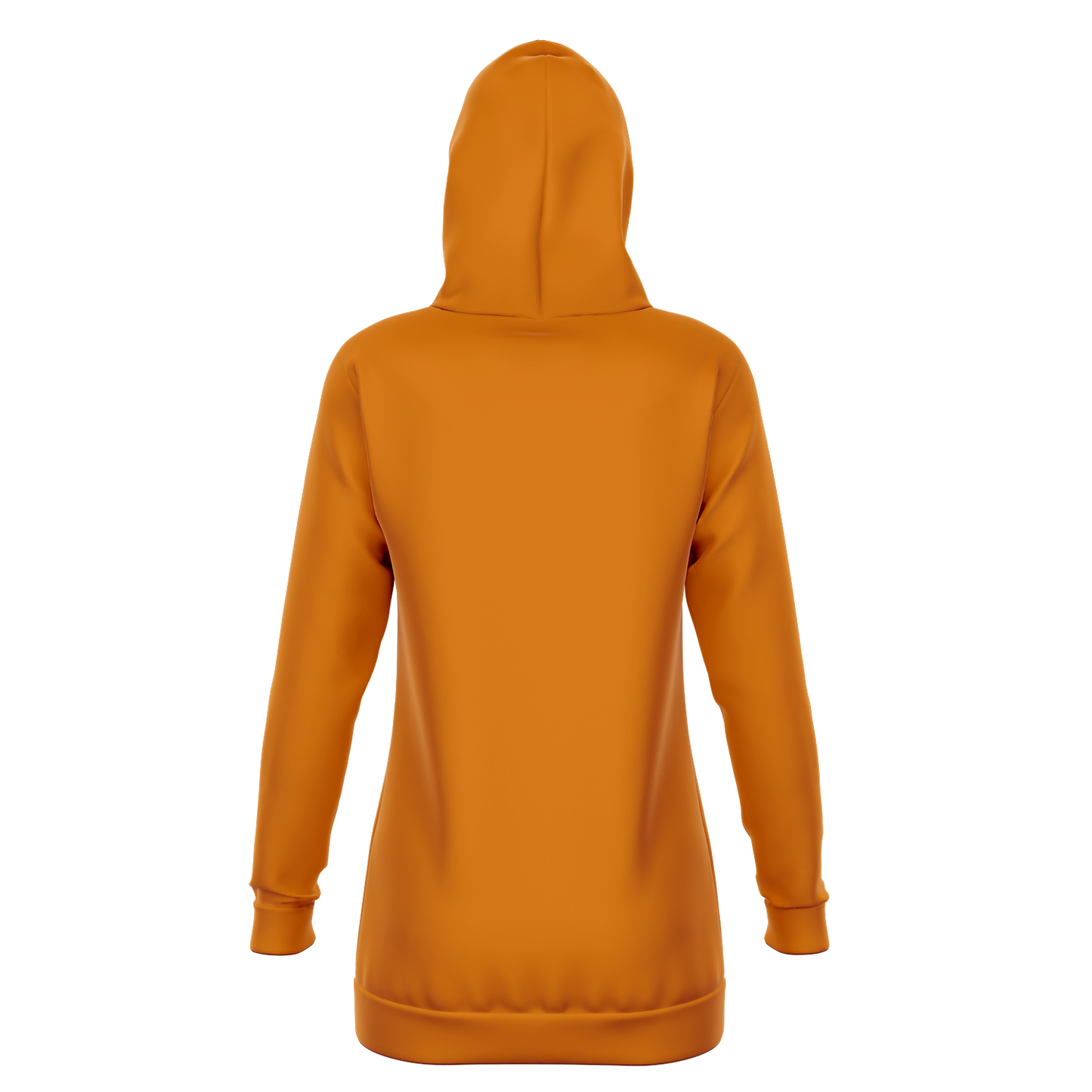 Orange Longline Hoodie