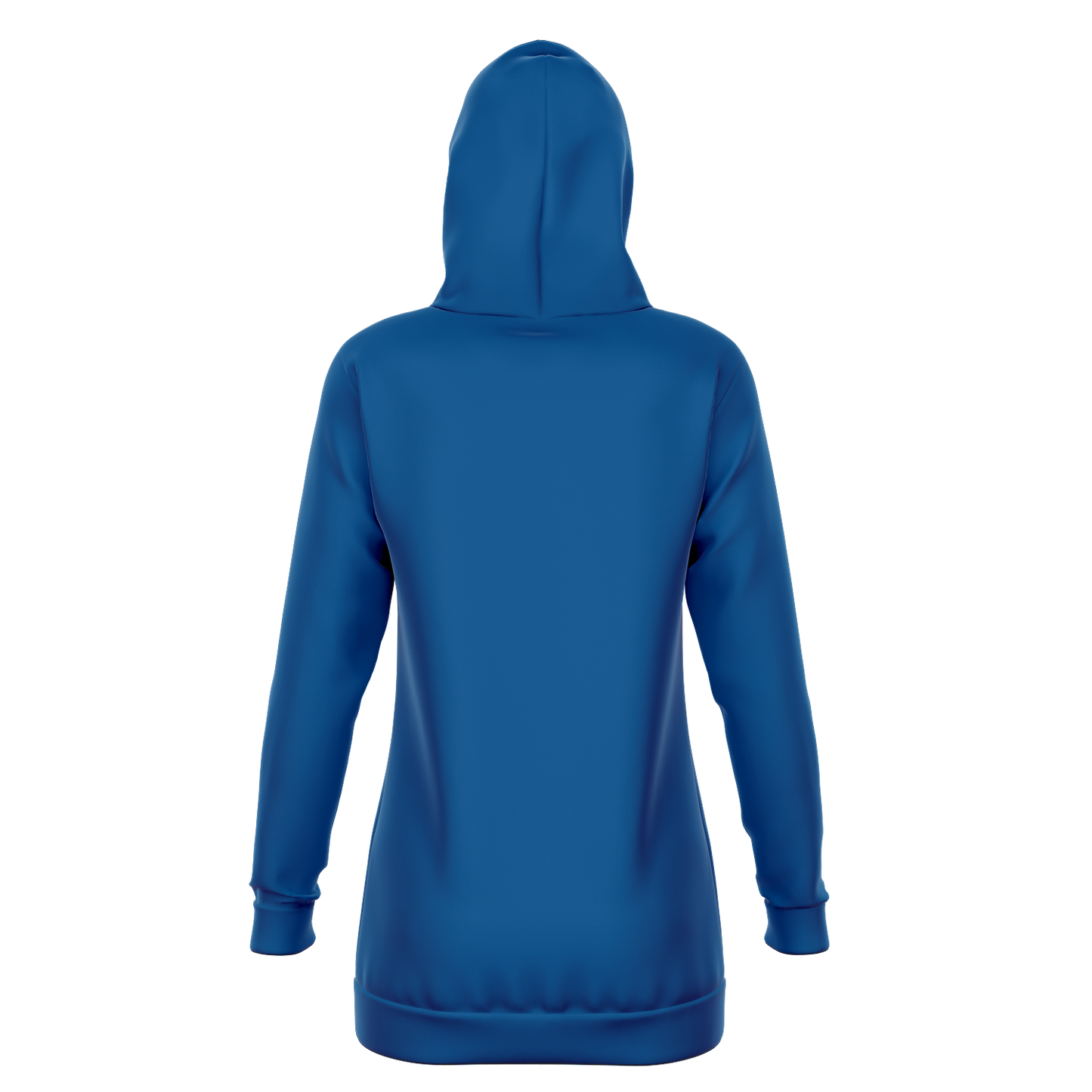 Blue Longline Hoodie