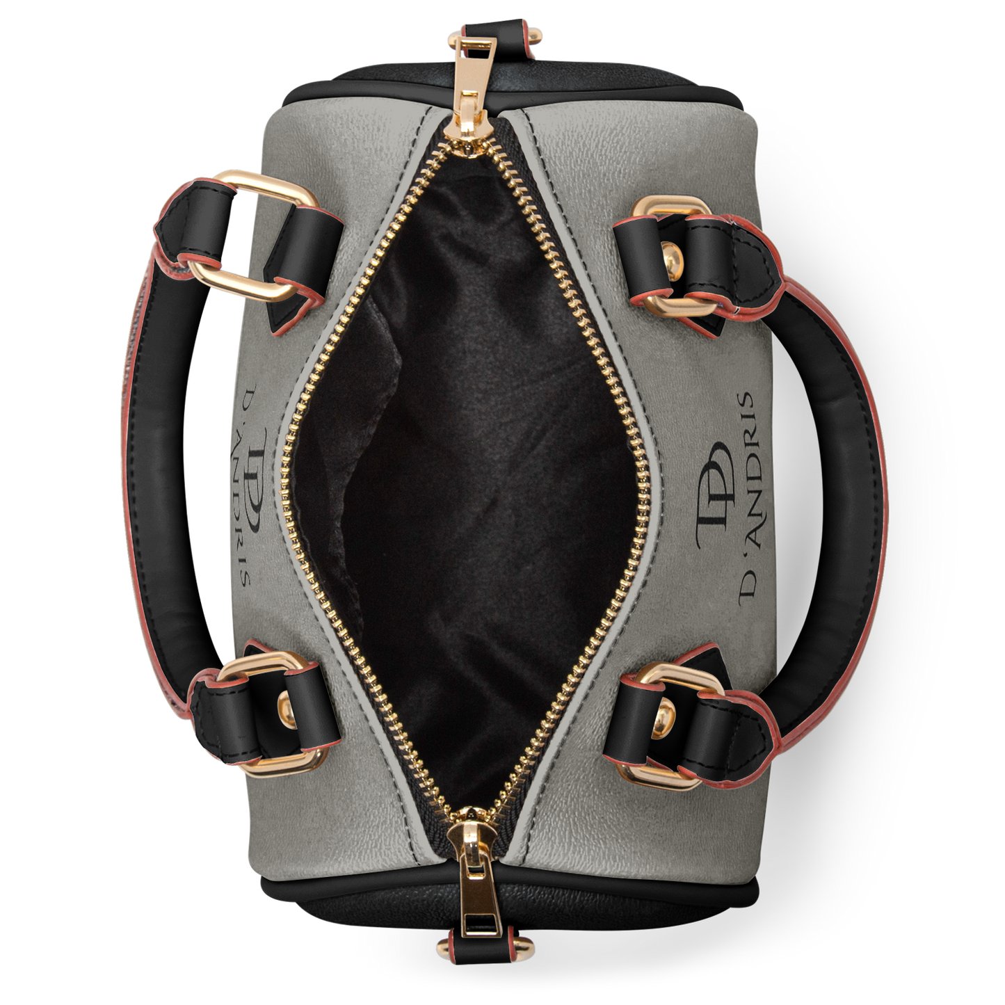 Gray Cross-body Handbag