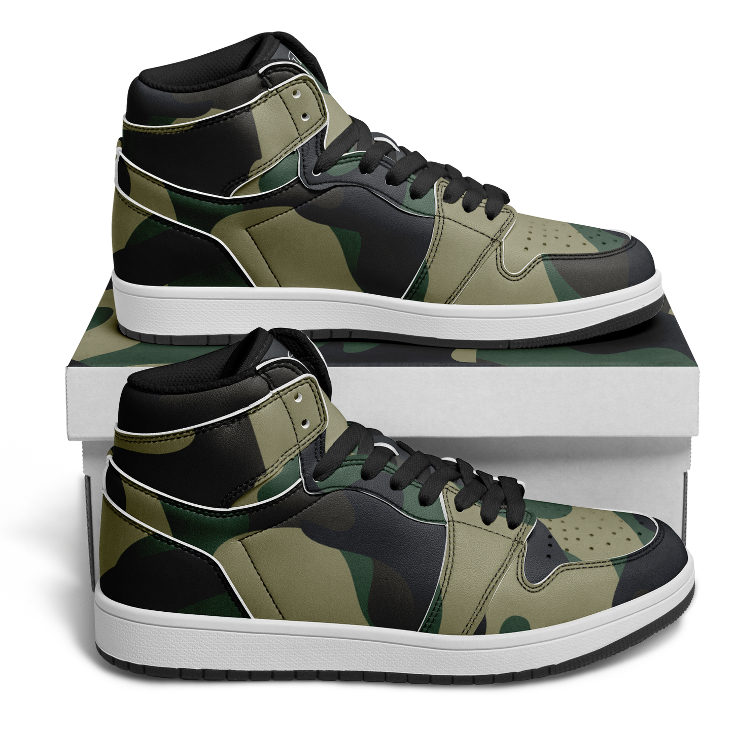 Camo High Top Shoes