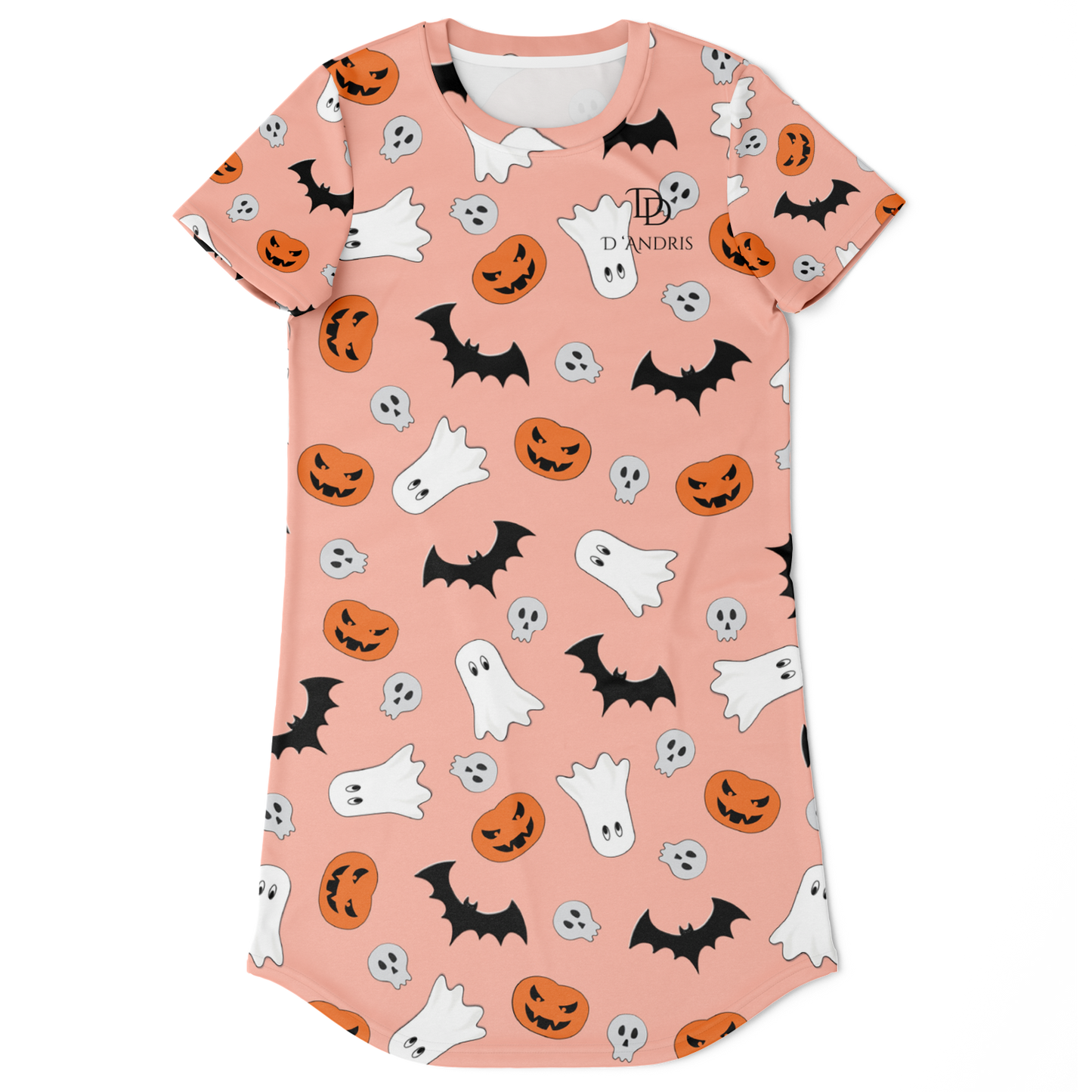 Halloween Boo T-Shirt Dress