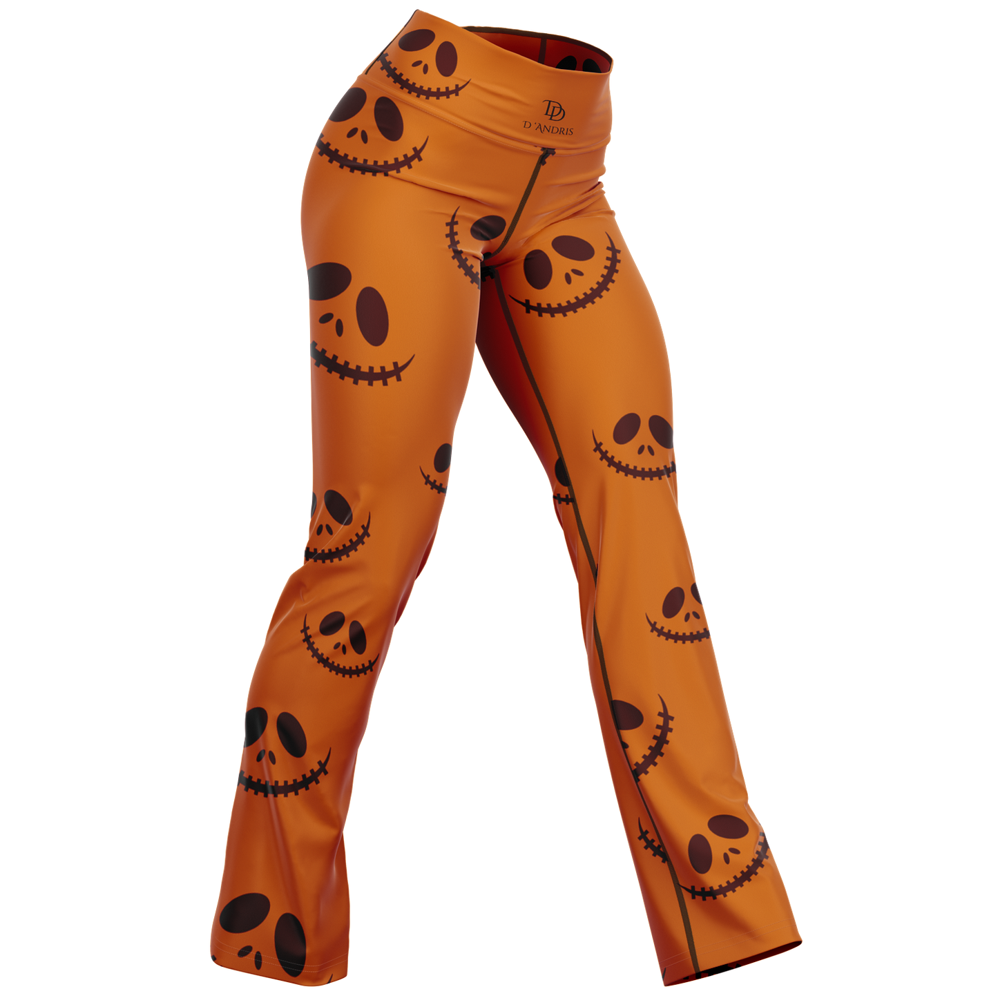 Halloween Jack's Smile Flare Leggings