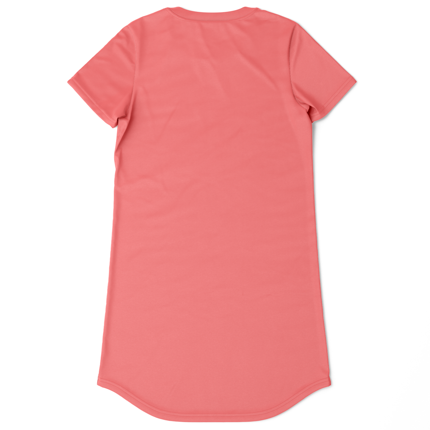 Salmon T-Shirt Dress