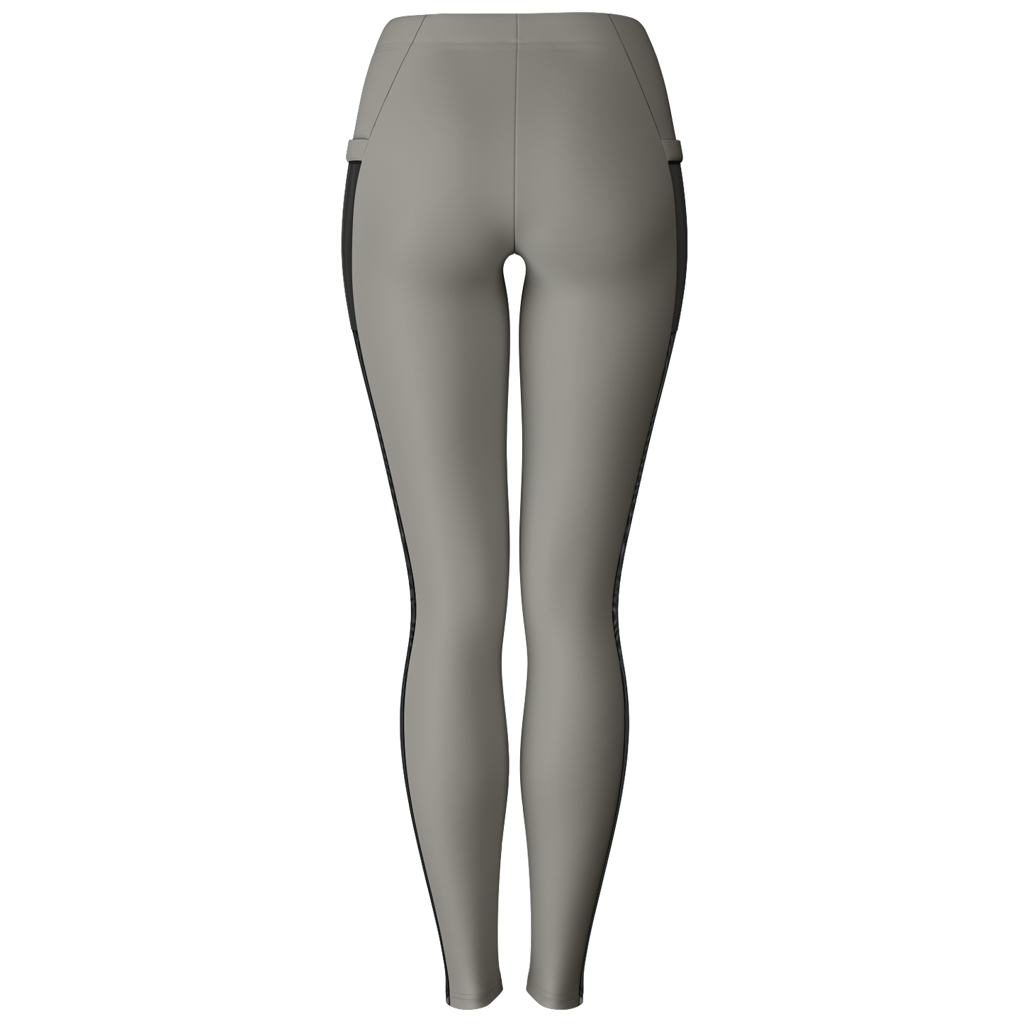 Gray Mesh Pocket Legging