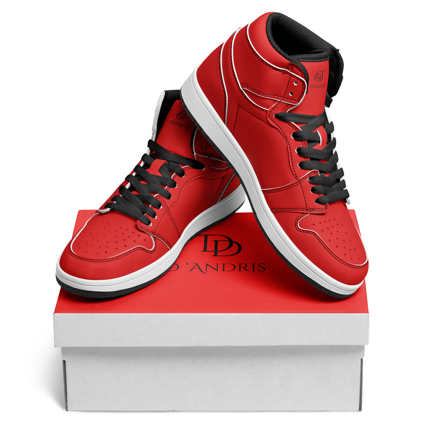 Red High Top Shoes