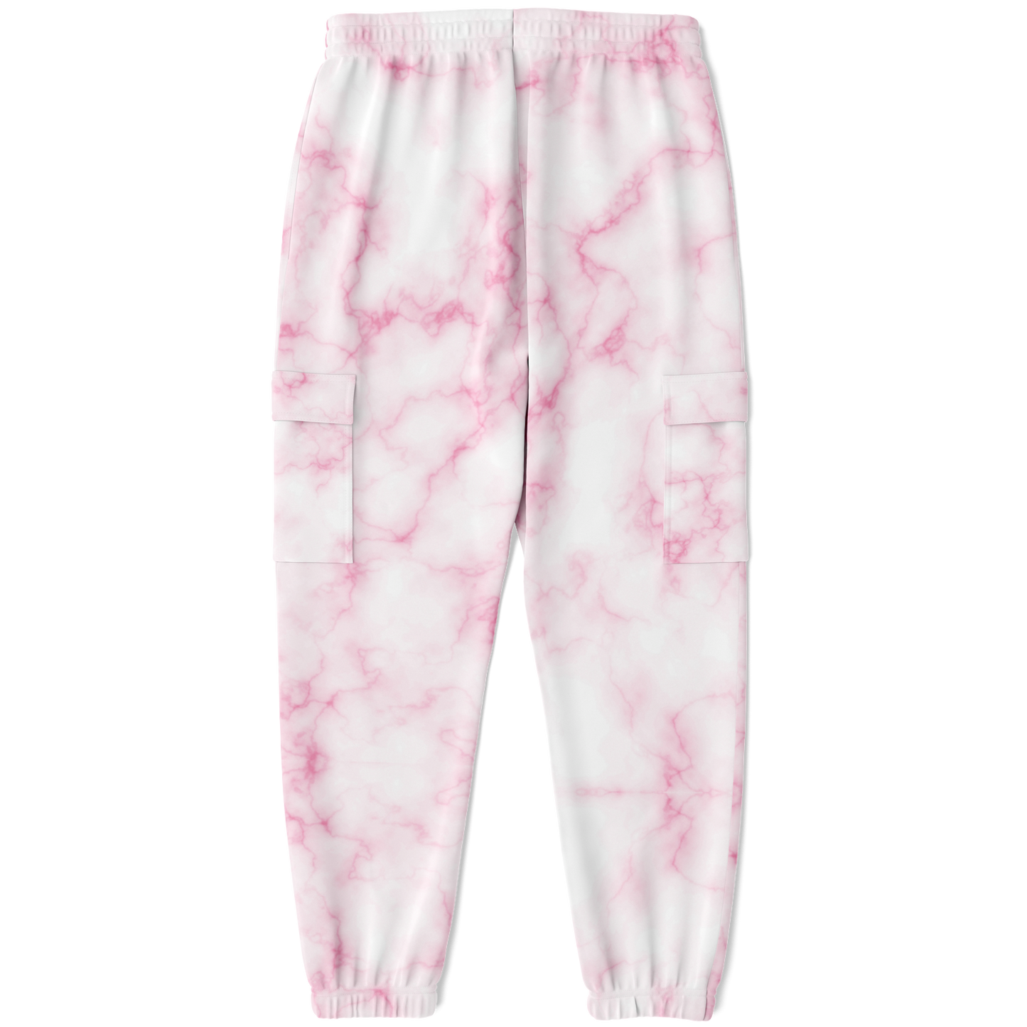 Pink Marble Cargo Sweatpants