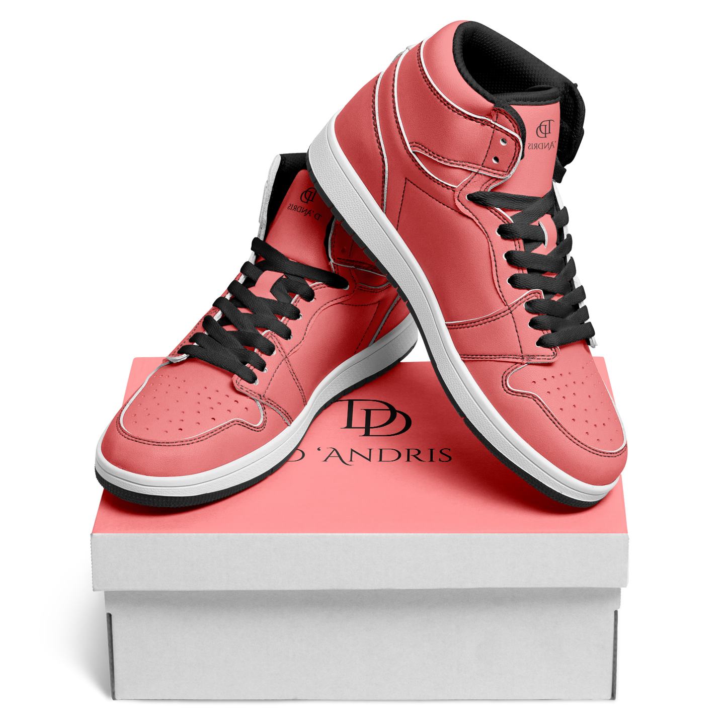 salmon High Top Shoes