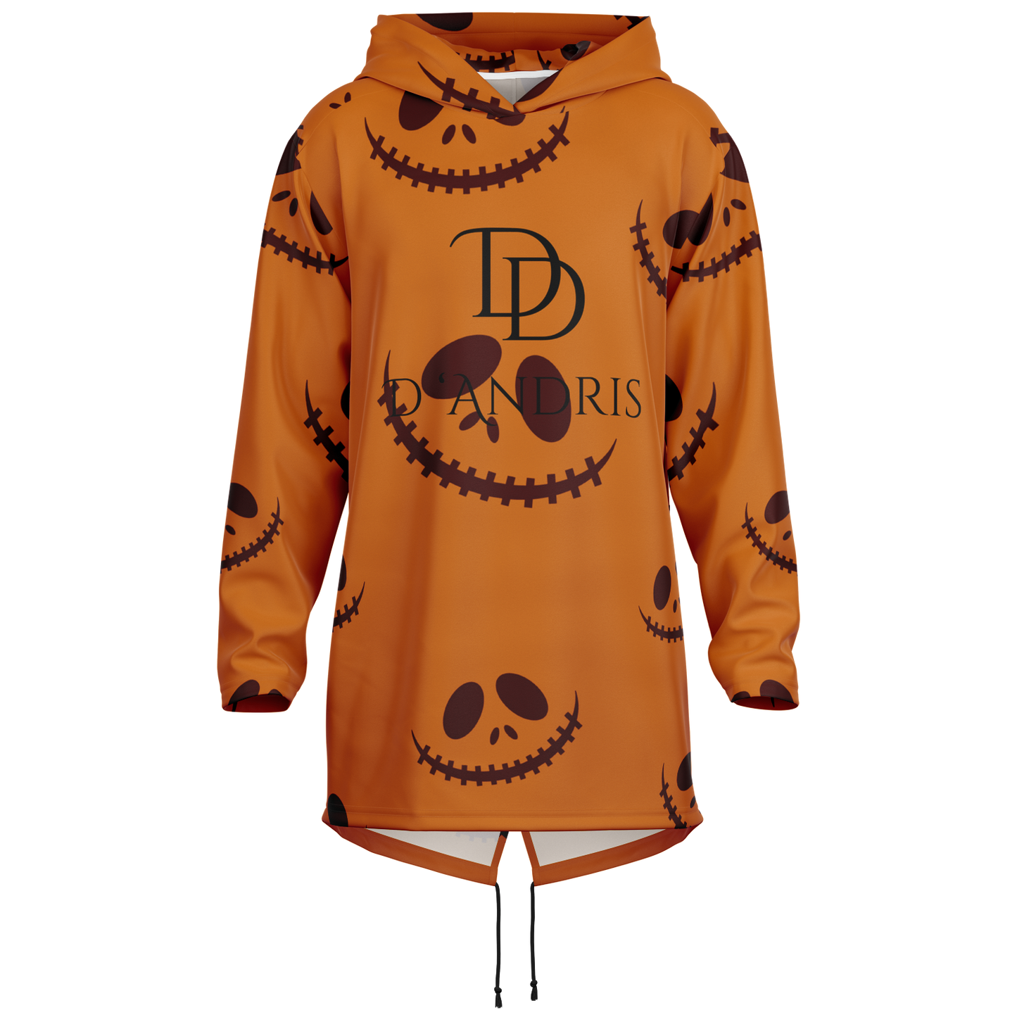 Halloween Jack's Smile Heavyweight Elongated Hoodie