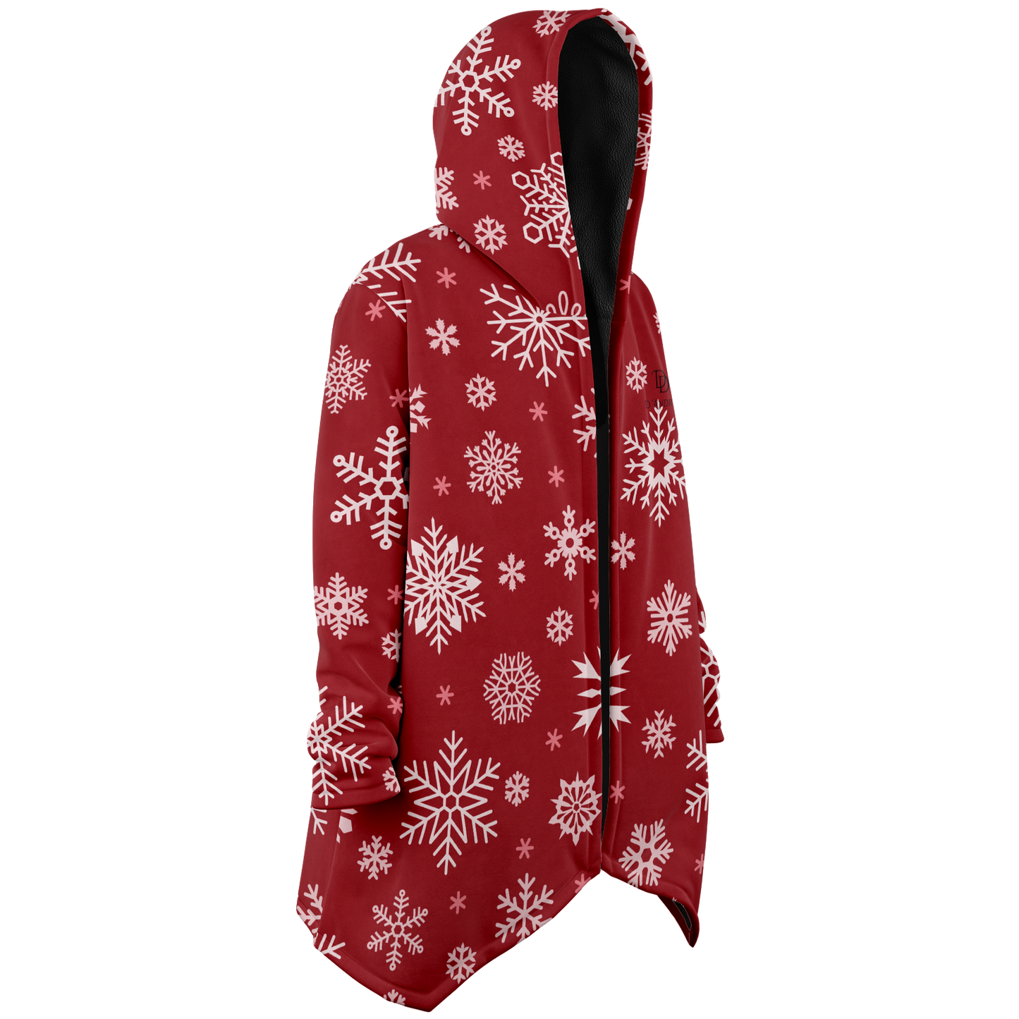 Red Snowfall Christmas Cloak
