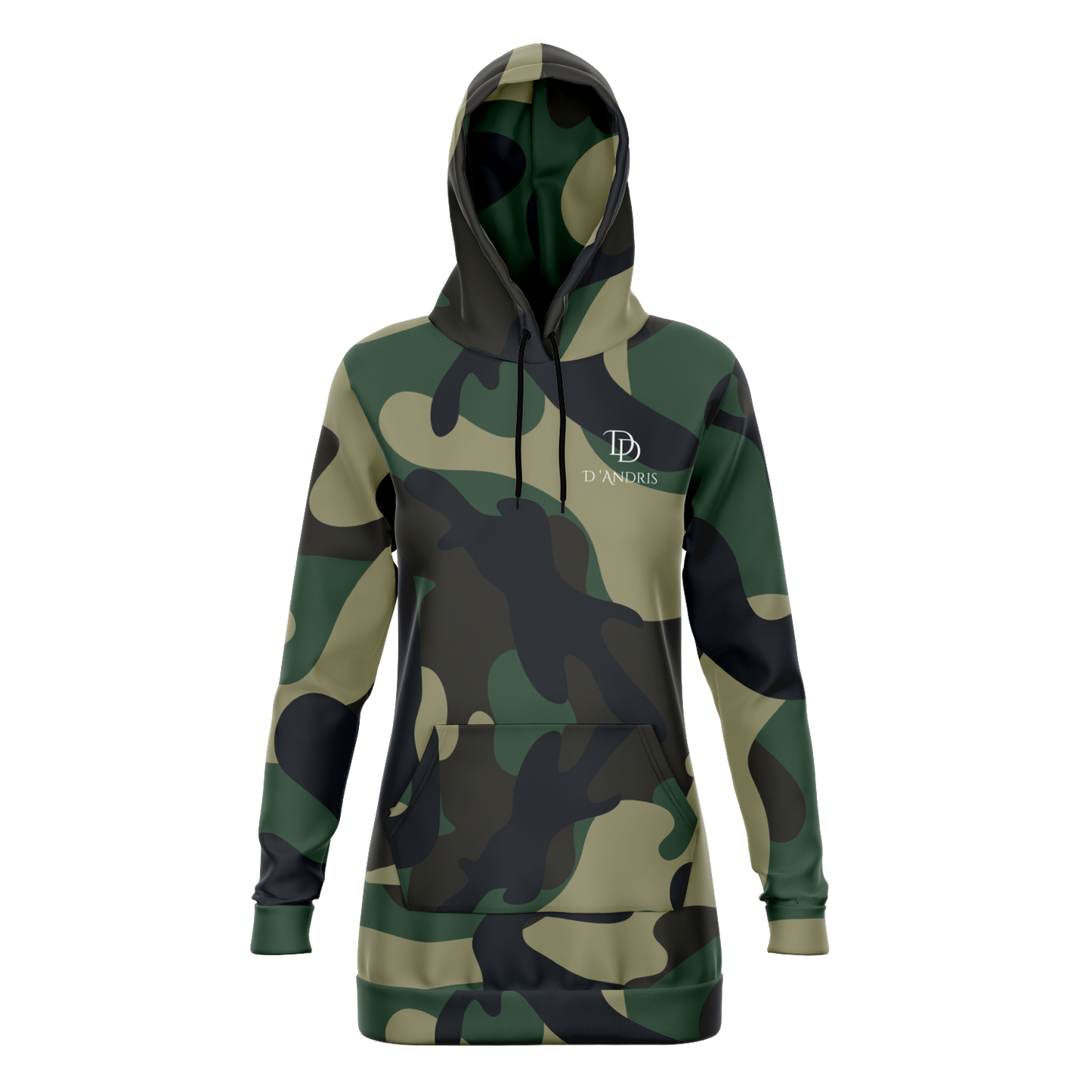 Camo Longline Hoodie