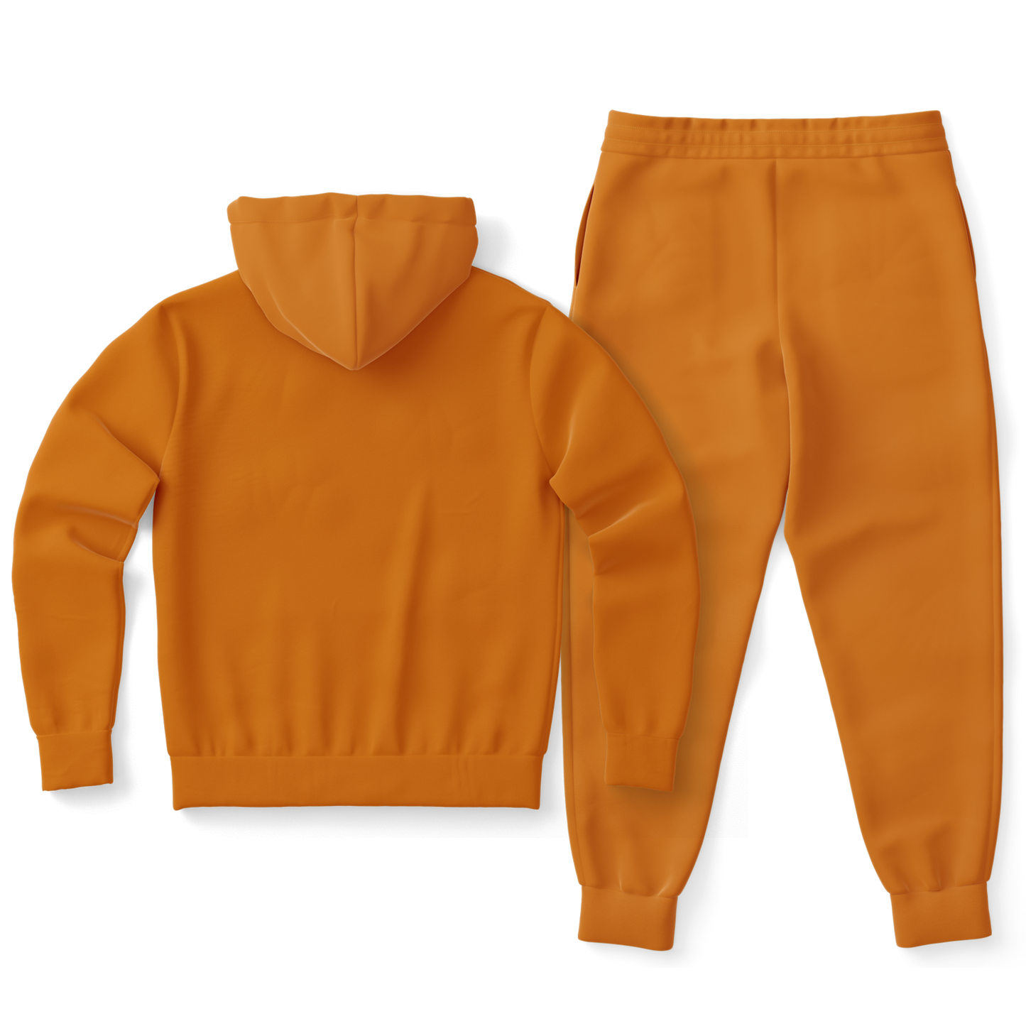 Orange Pullover Hoodie & Jogger
