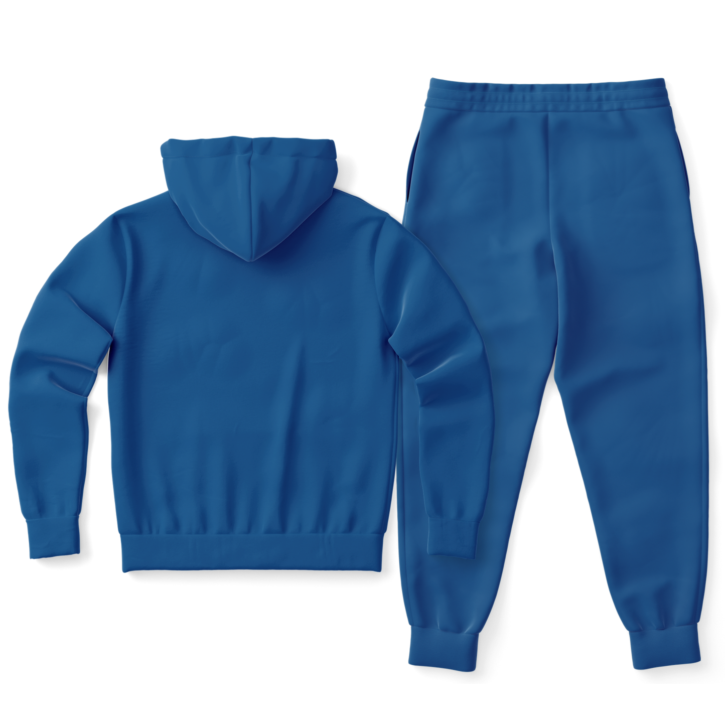 Blue Zip-Up Hoodie & Jogger