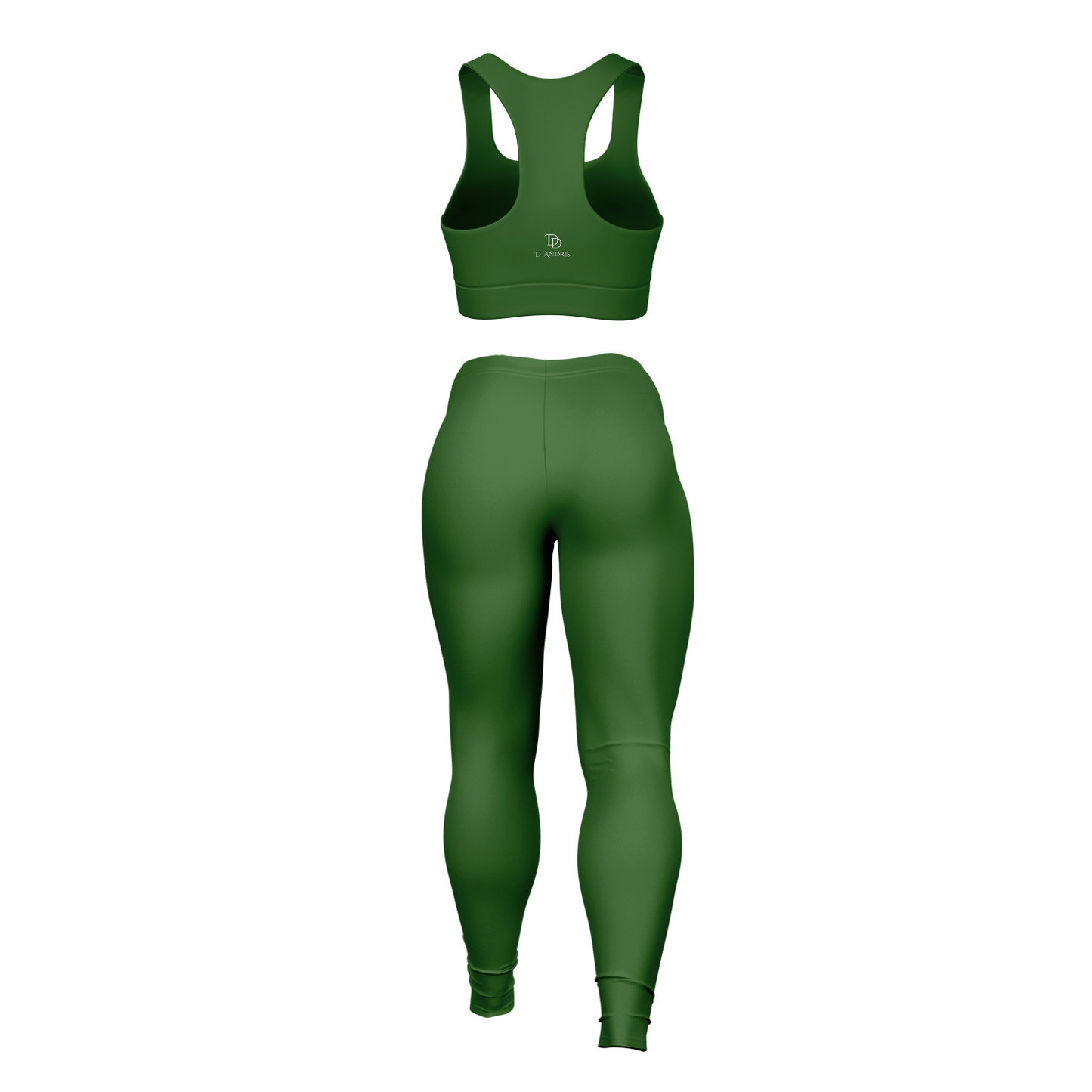 Green Padded Sports Bra & Leggings