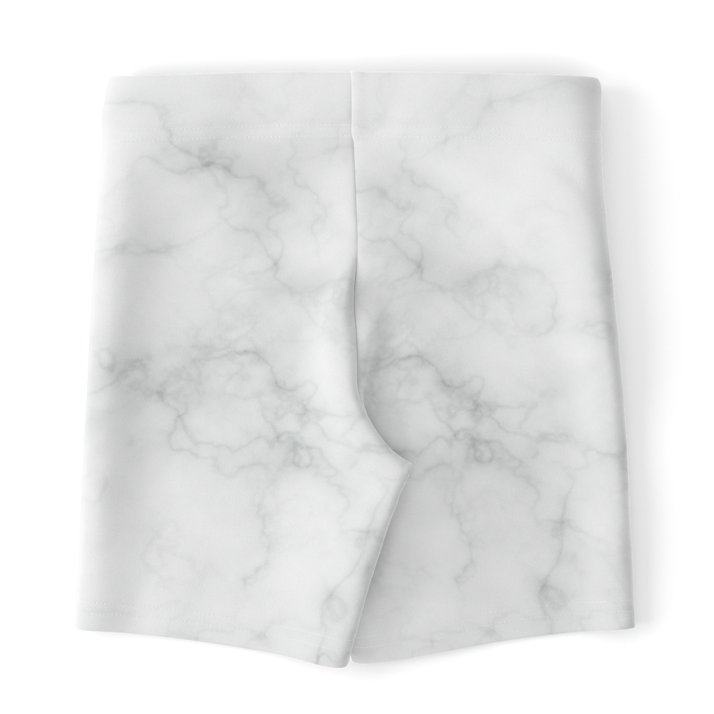 White Marble Legging Shorts