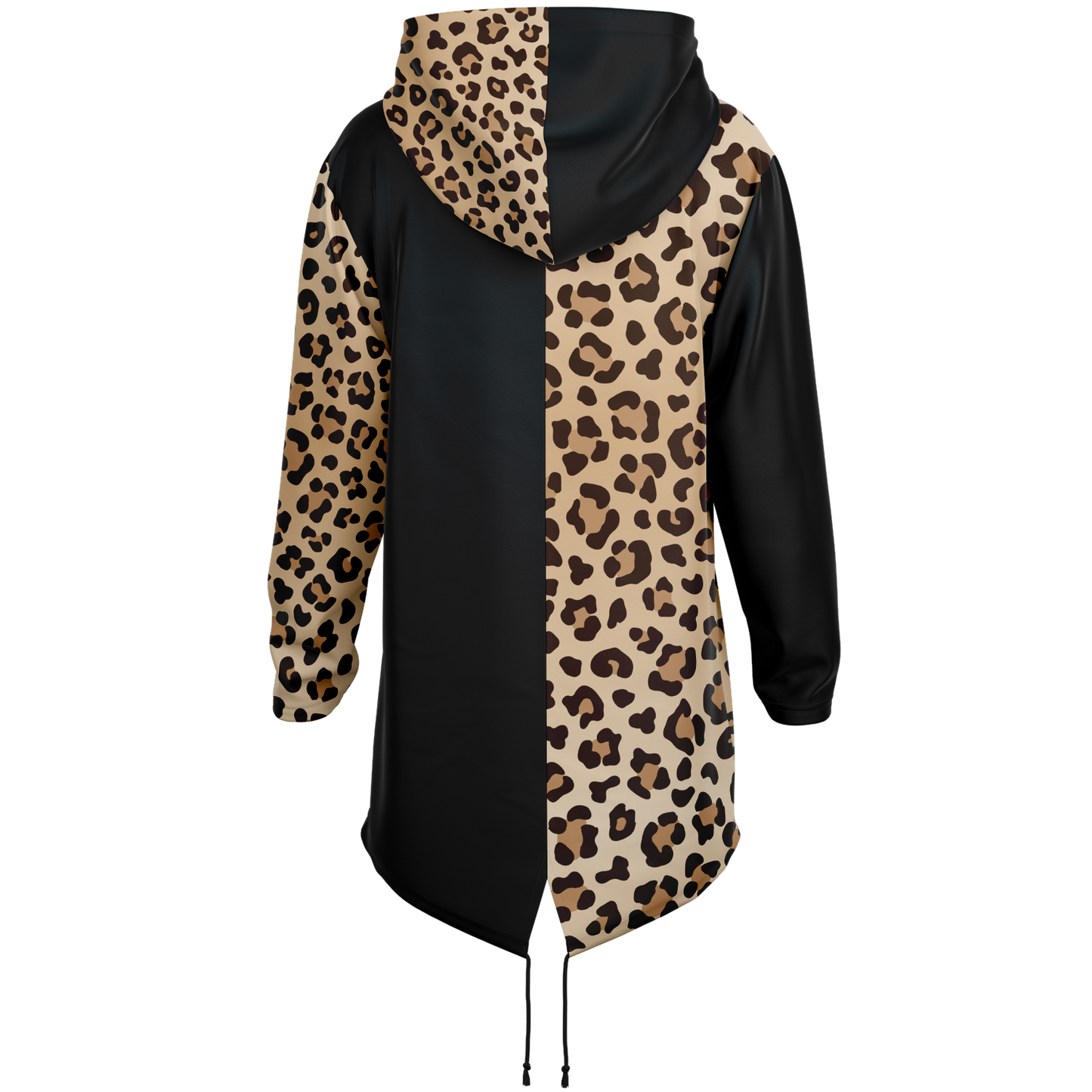 Leopard Heavyweight Elongated Hoodie