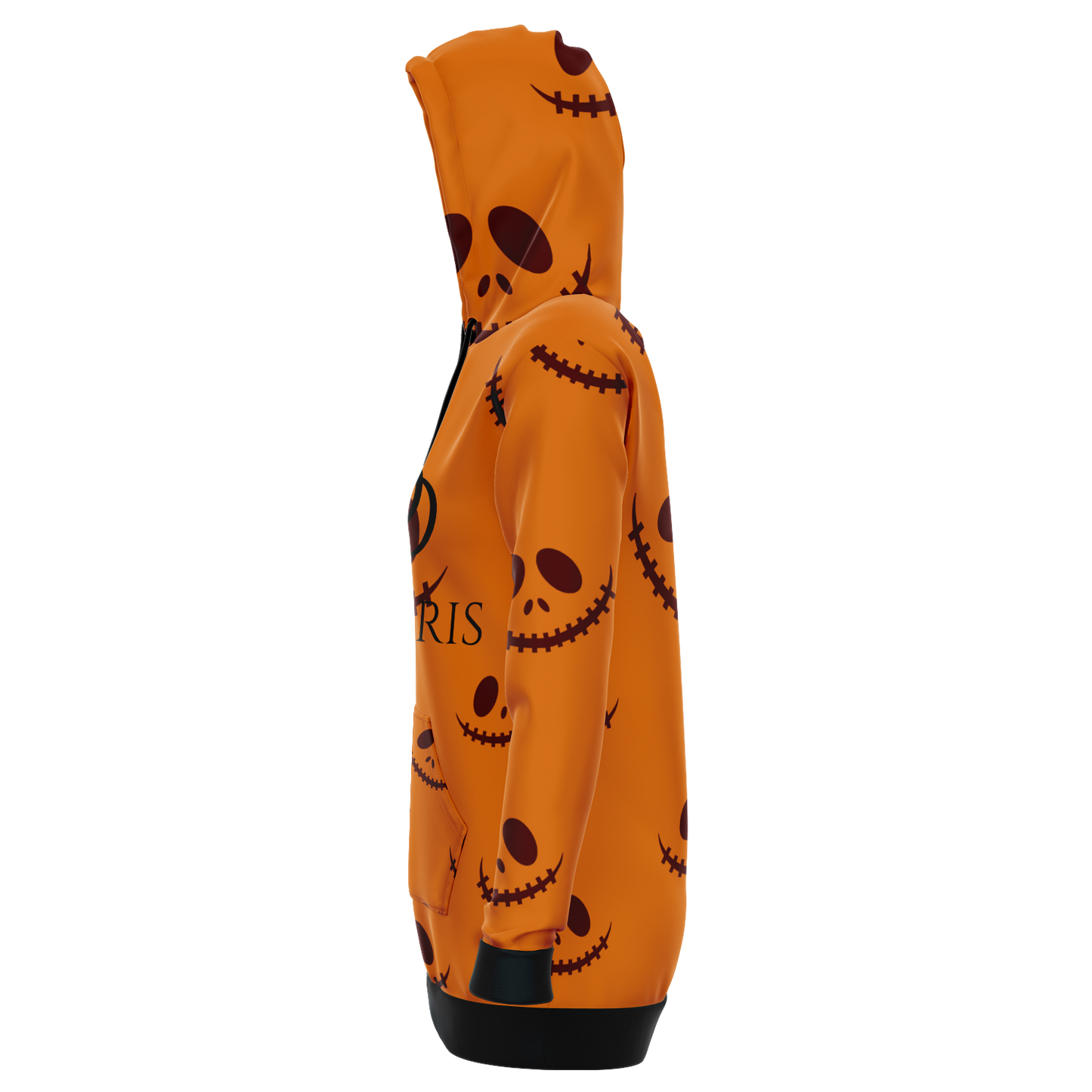Halloween Jack's Smile Longline Hoodie