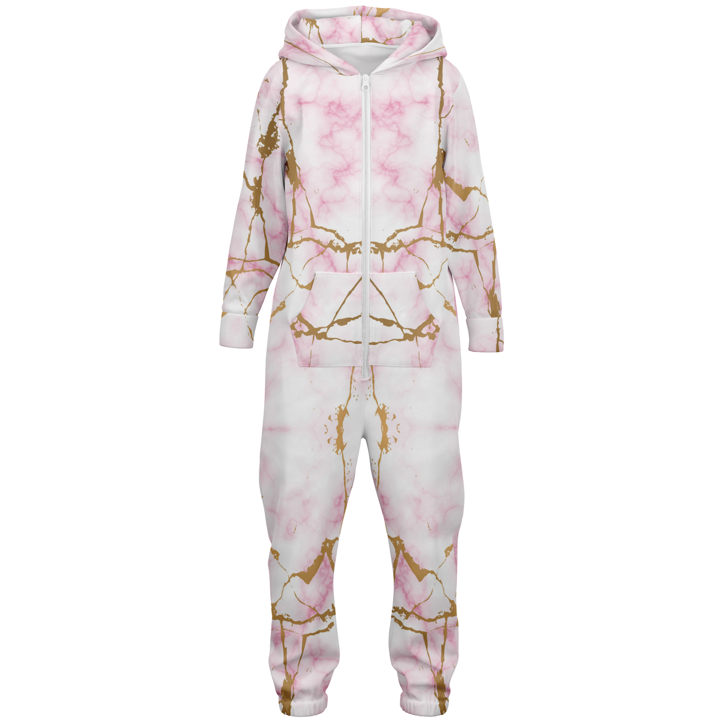 Pink Marble Kids Jumpsuit