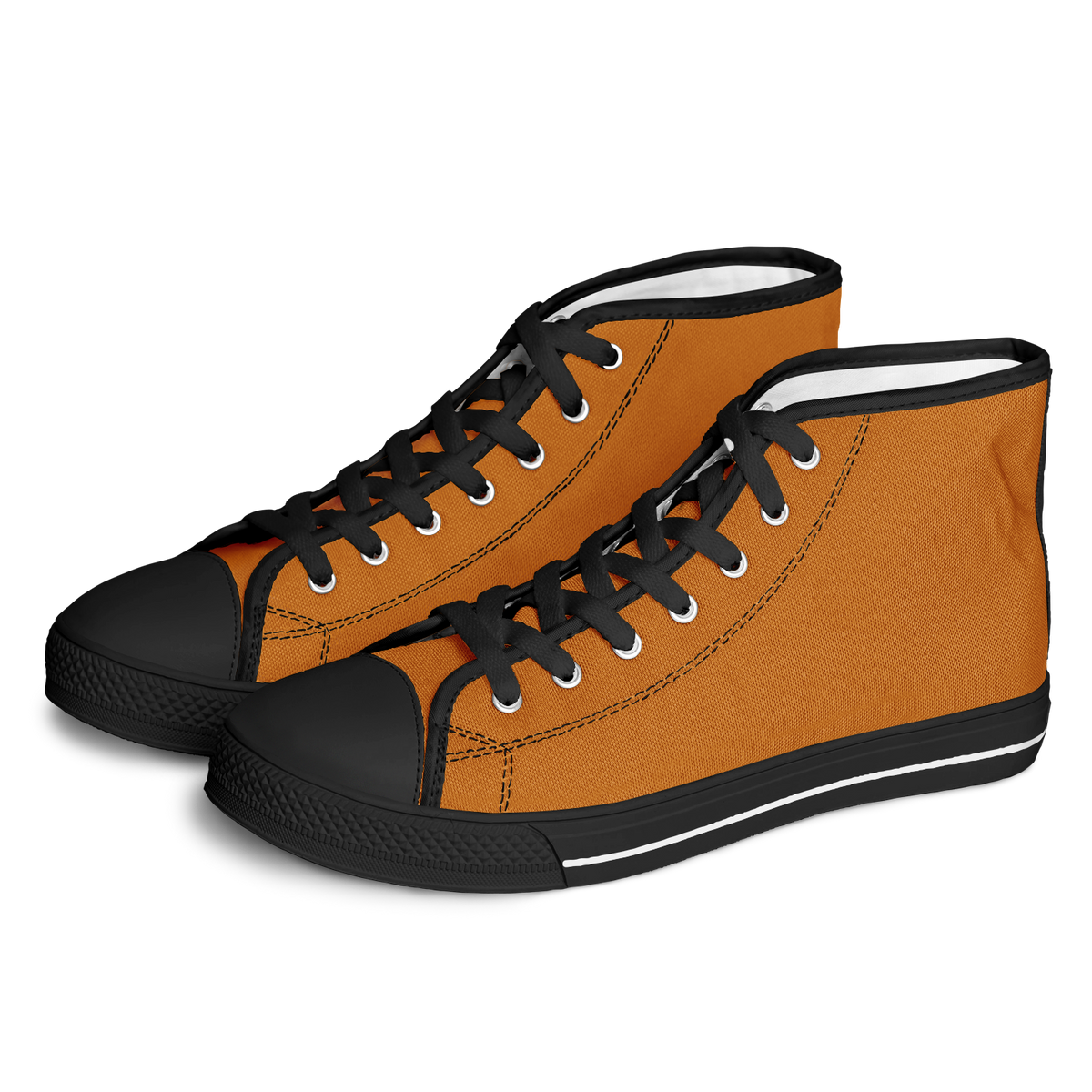 Orange High Top Shoes