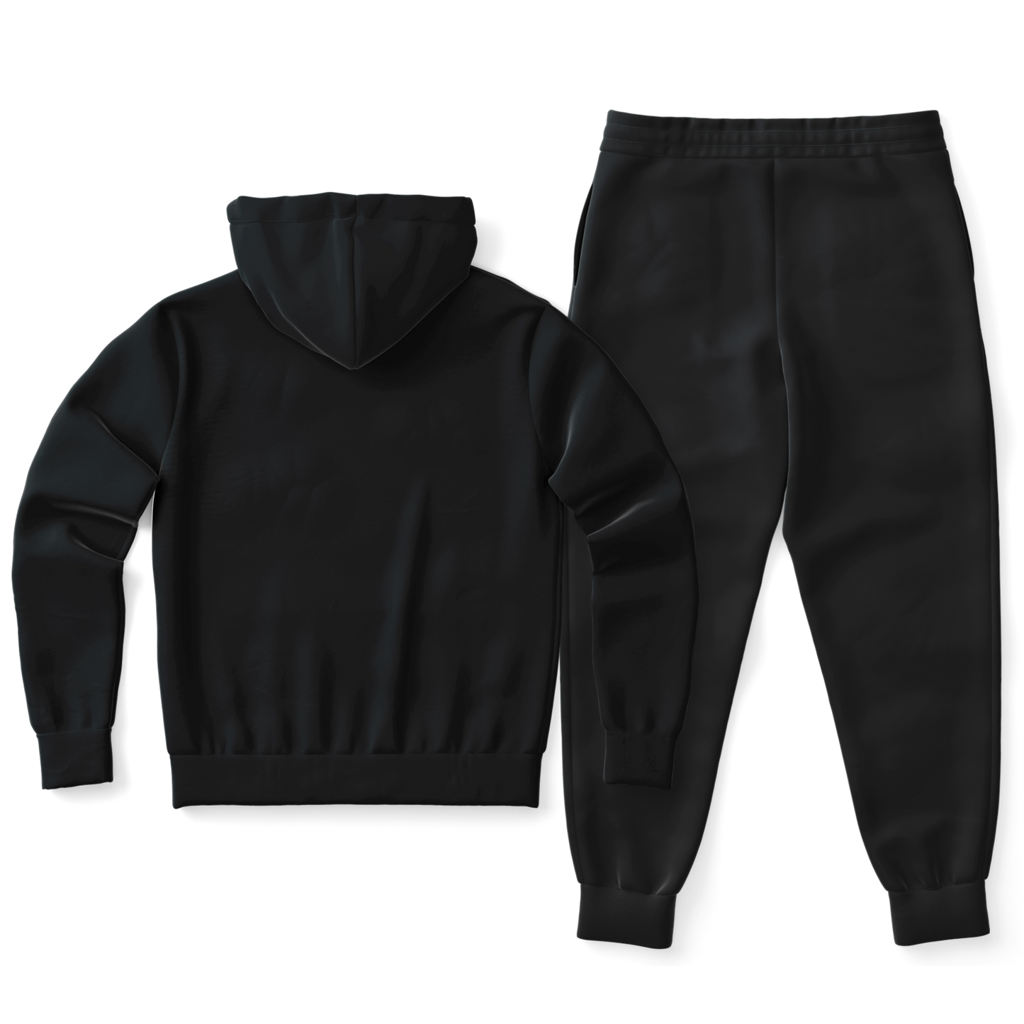 Black Zip-Up Hoodie & Jogger