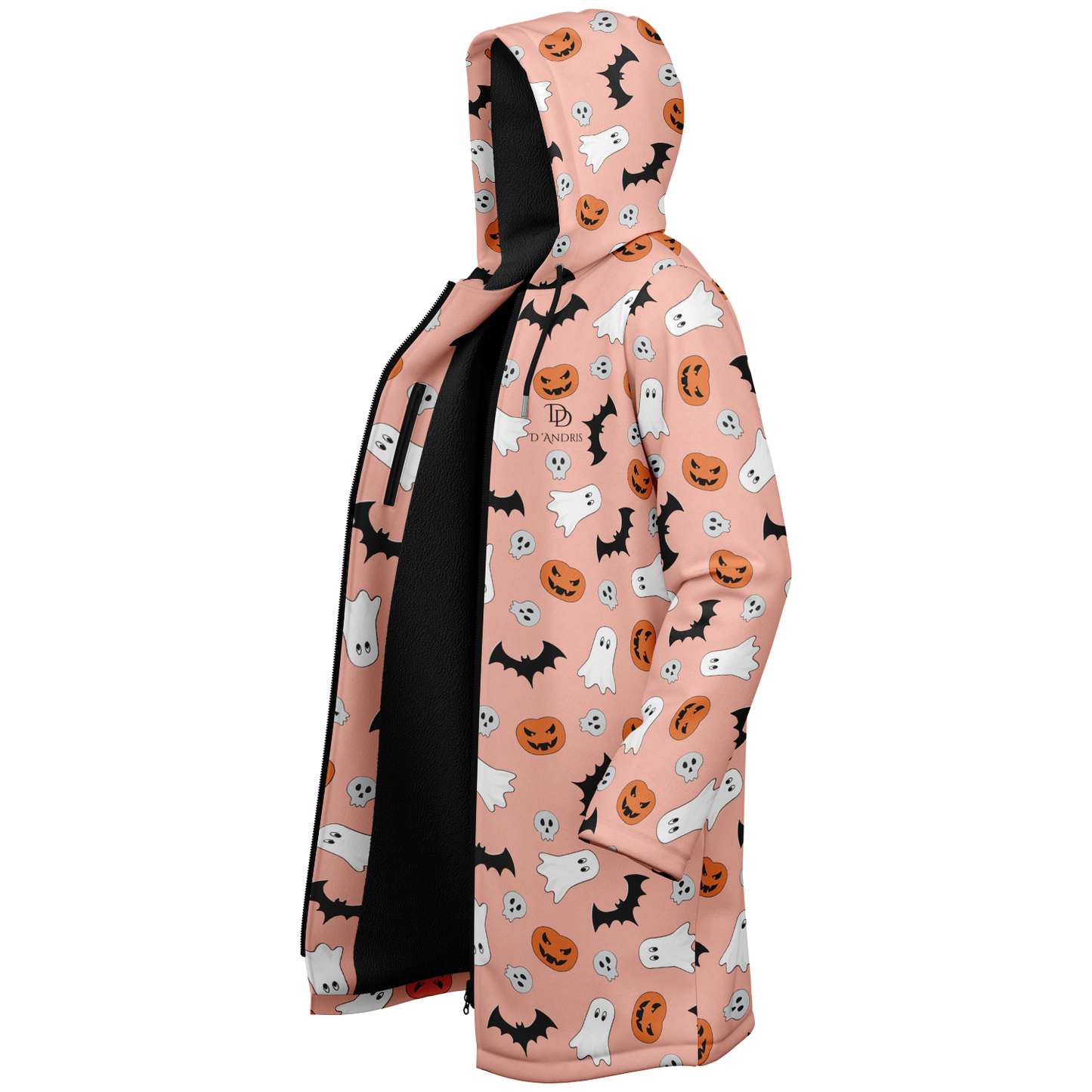 Halloween Boo Zipper Cloak