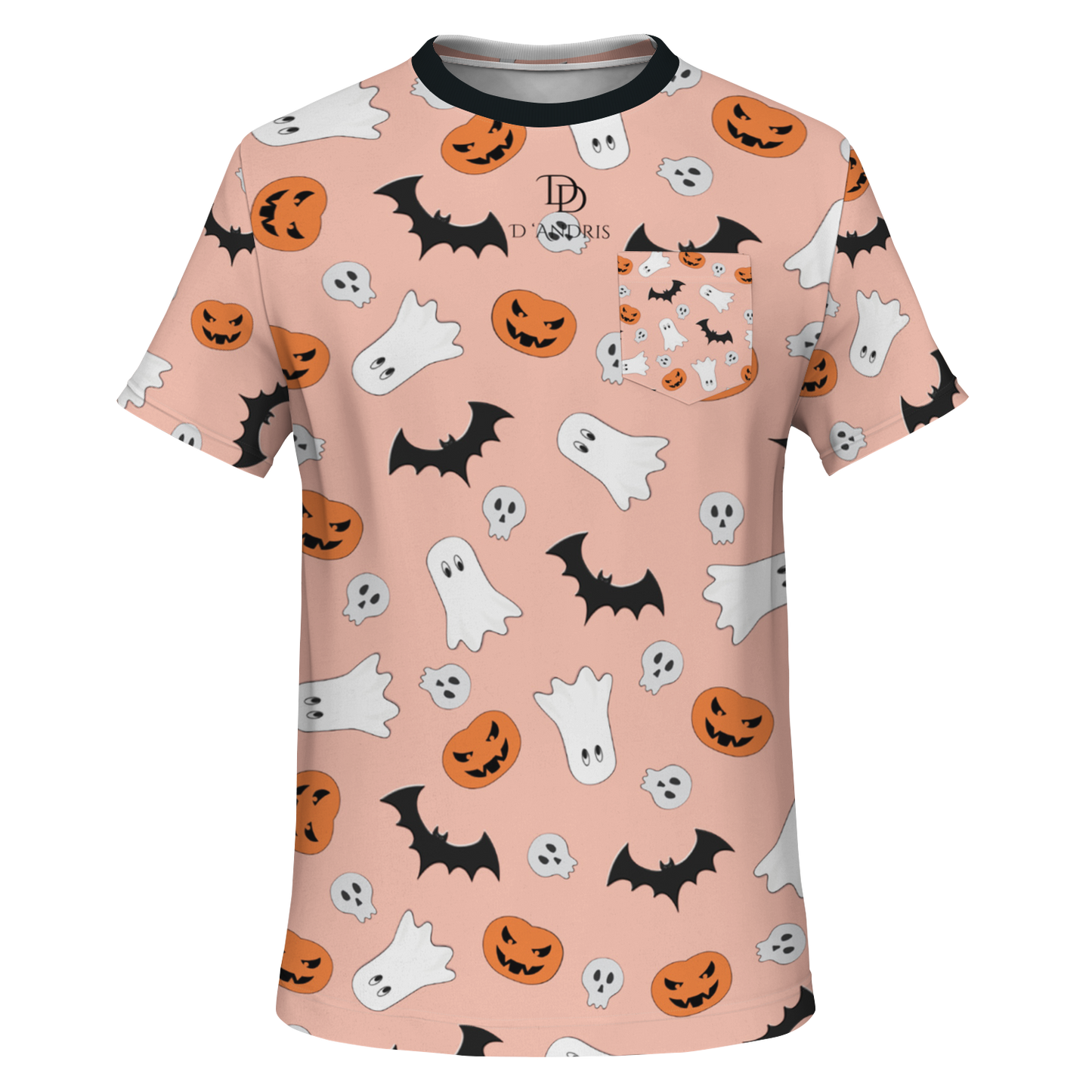 Halloween Boo Pocket T-shirt