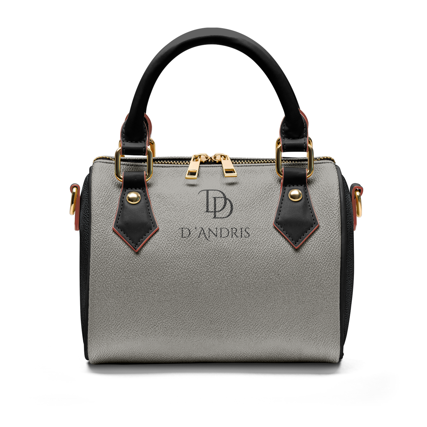 Gray Cross-body Handbag