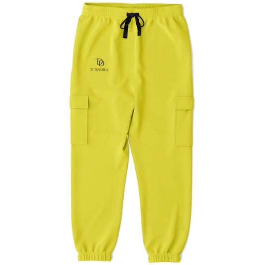 Yellow Cargo Sweatpants
