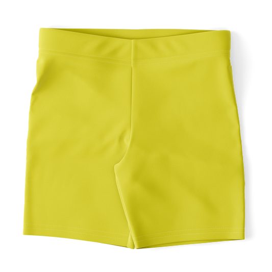 Yellow Legging Shorts