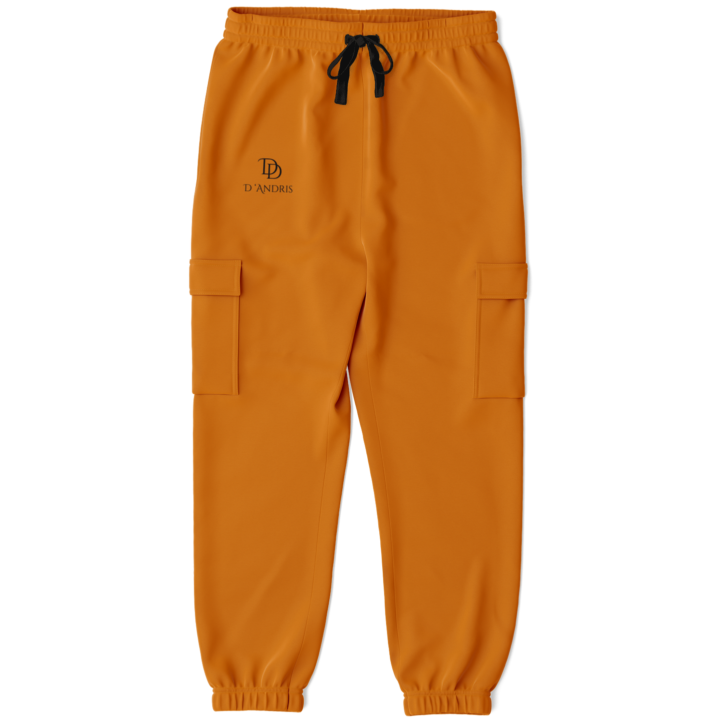 Orange Cargo Sweatpants
