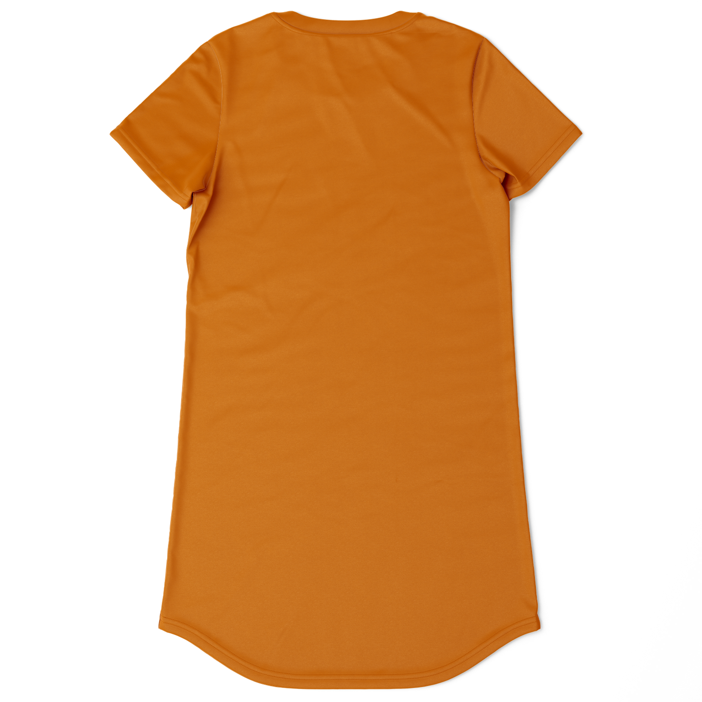 Orange T-Shirt Dress